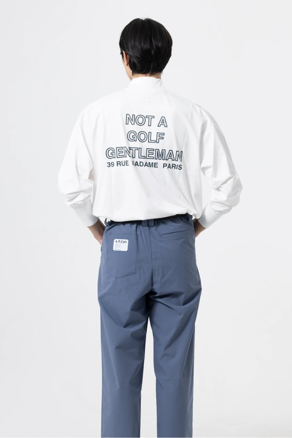 A.P.Cph/Golf HALF ZIP GENTLEMAN L/S MOCK NECK TEE – Cph/Golf™︎