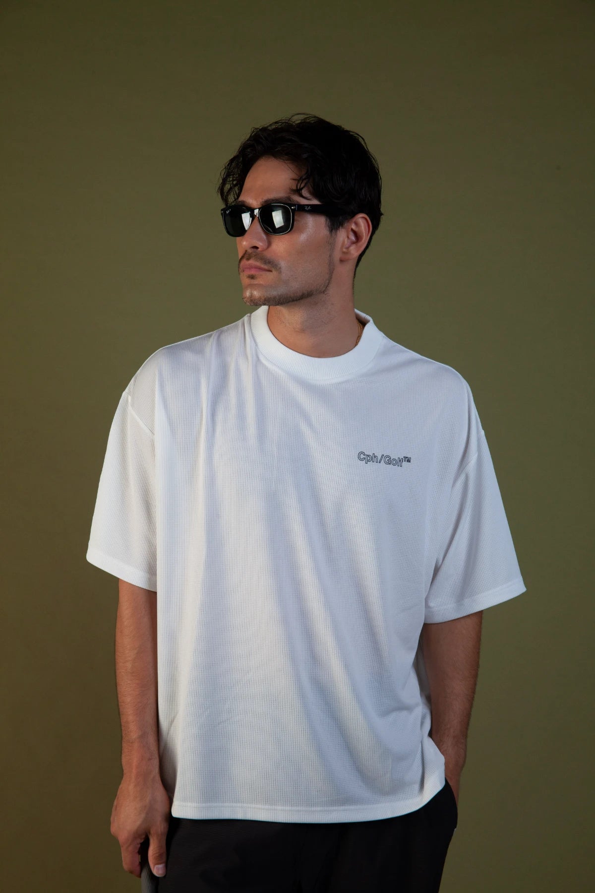 DOT AIR GENTLEMAN MOCK NECK TEE – Cph/Golf™︎