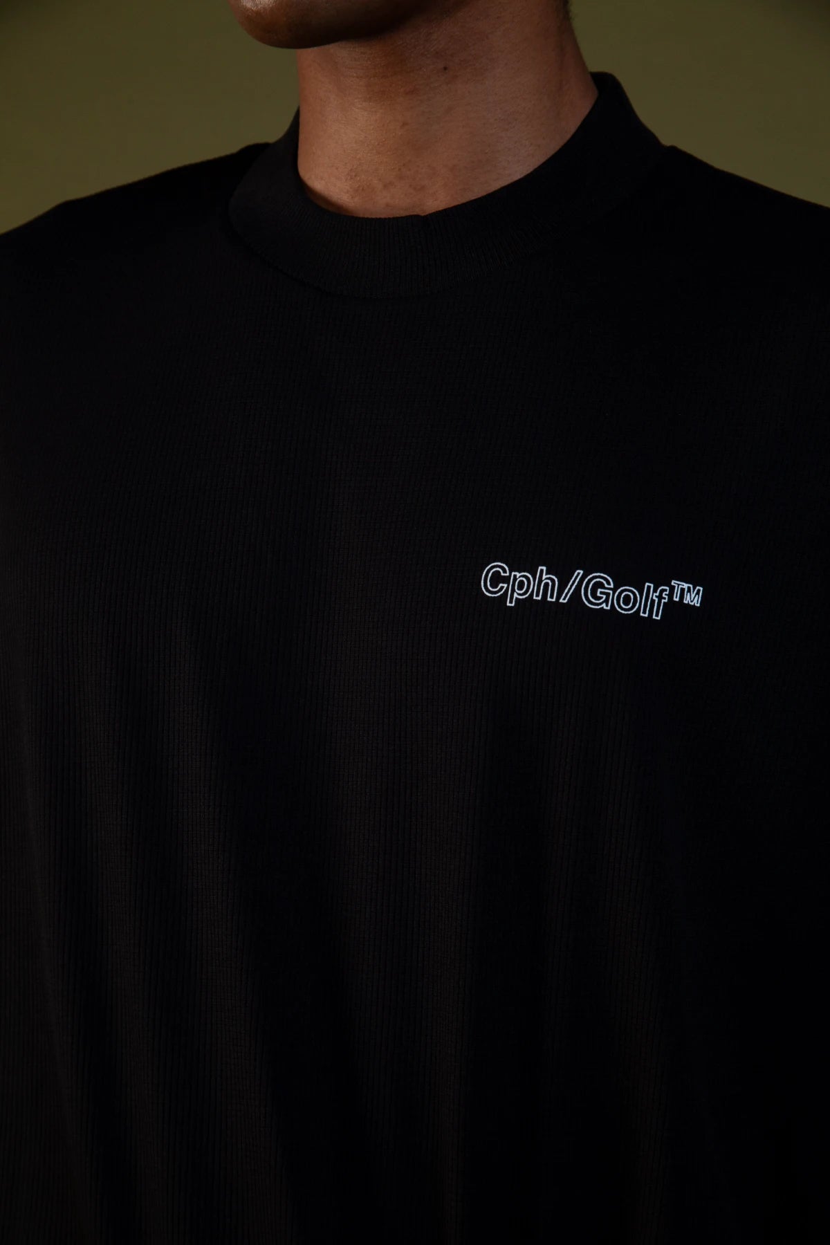 DOT AIR GENTLEMAN MOCK NECK TEE – Cph/Golf™︎