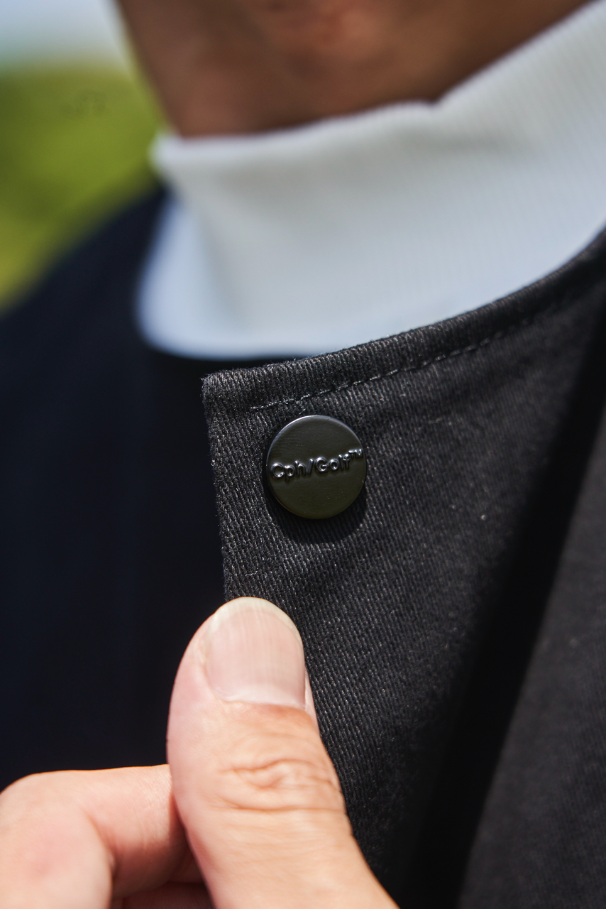 COTTON TRACK VEST BLACK – Cph/Golf™︎