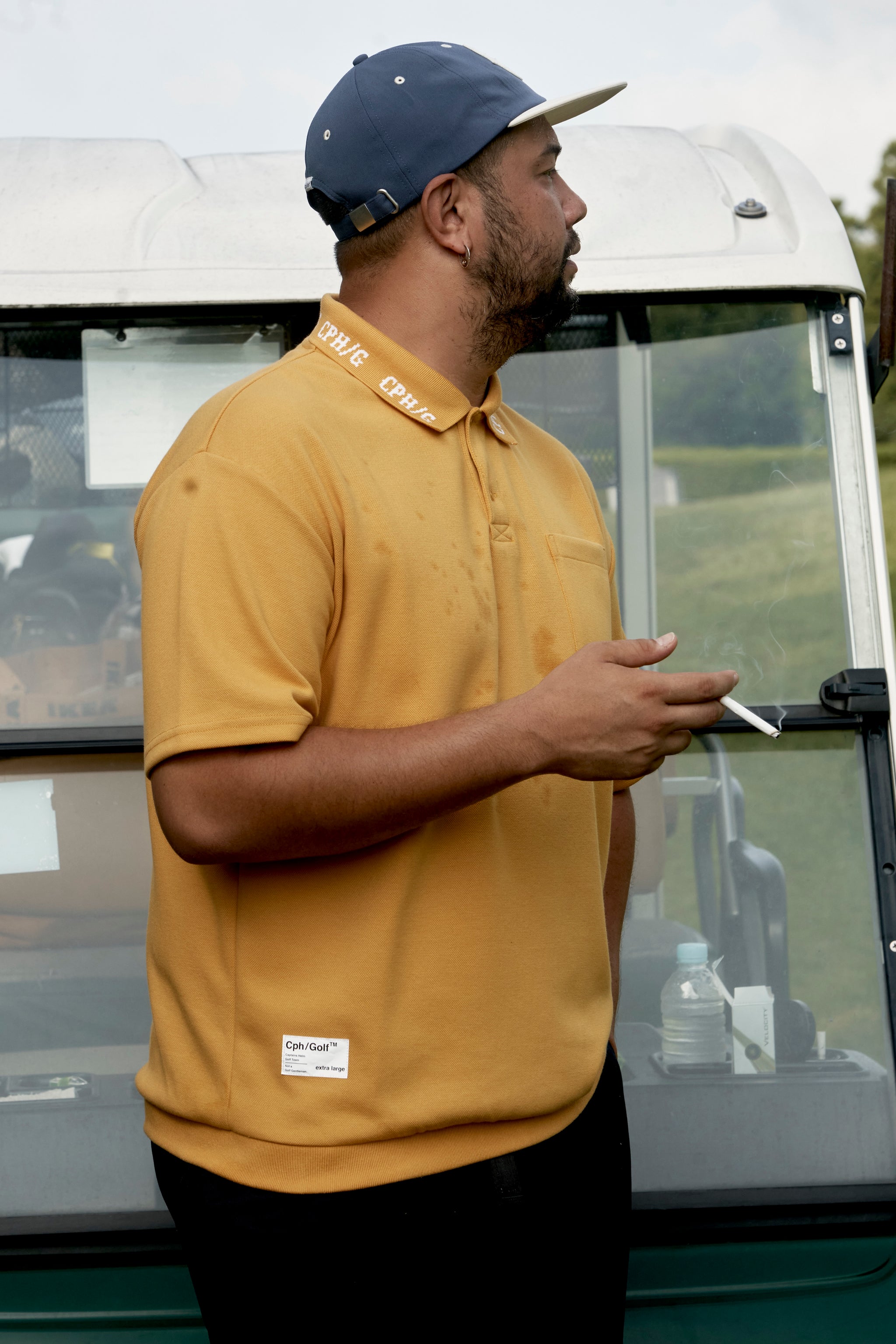 CLASSIC COTTON RIB POLO SHIRT YELLOW – Cph/Golf™︎