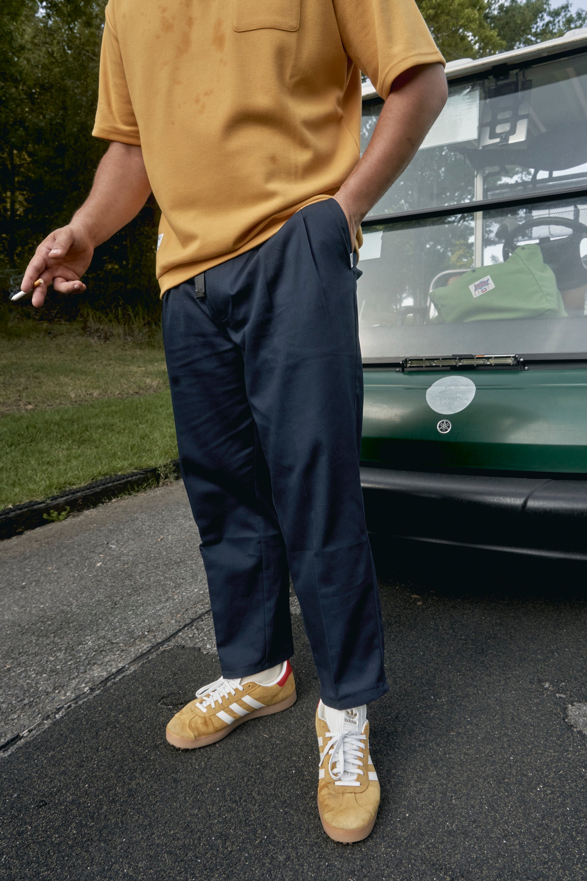 CLASSIC CHINO ADJUSTABLE PANTS NAVY – Cph/Golf™︎