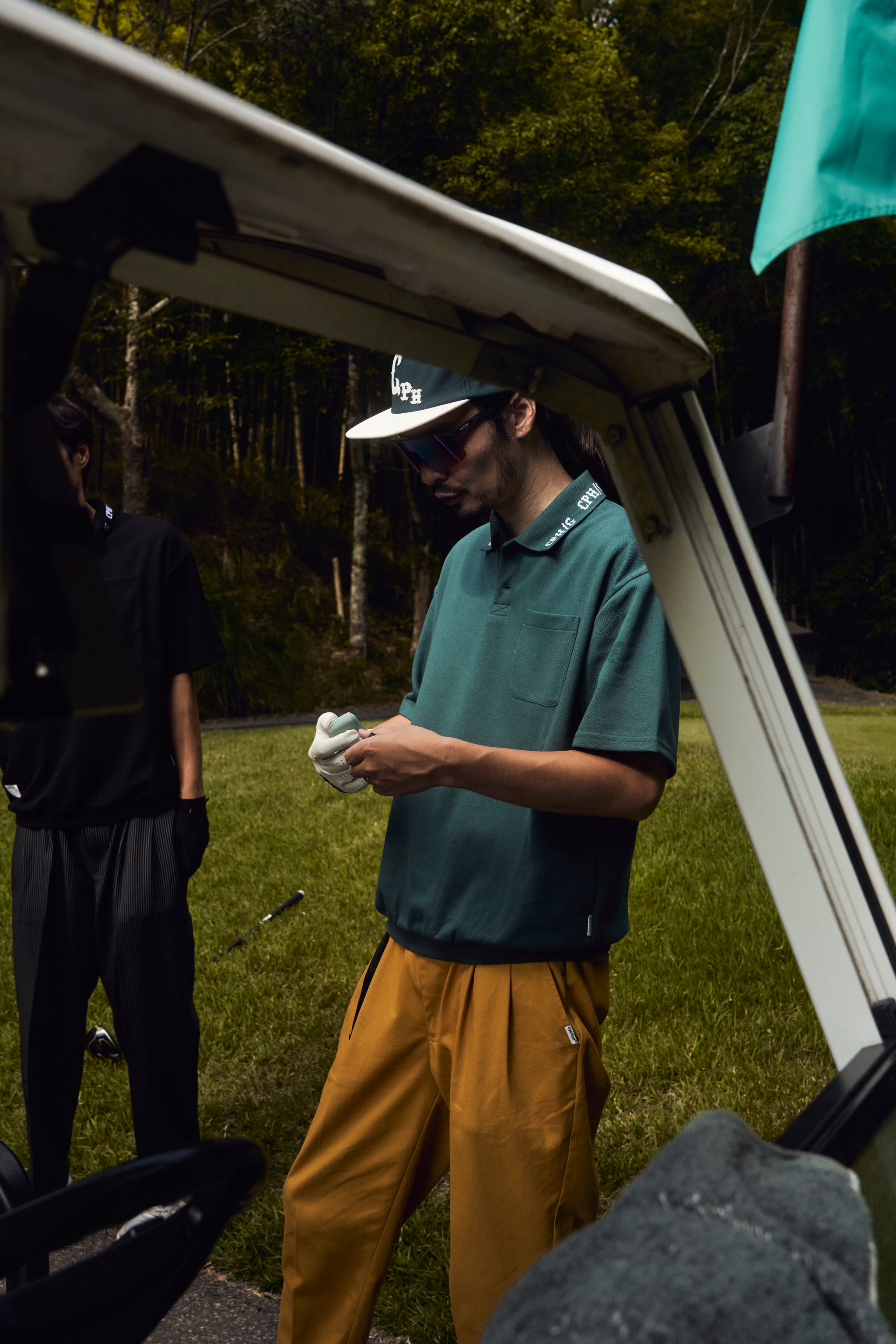 CLASSIC COTTON RIB POLO SHIRT GREEN – Cph/Golf™︎