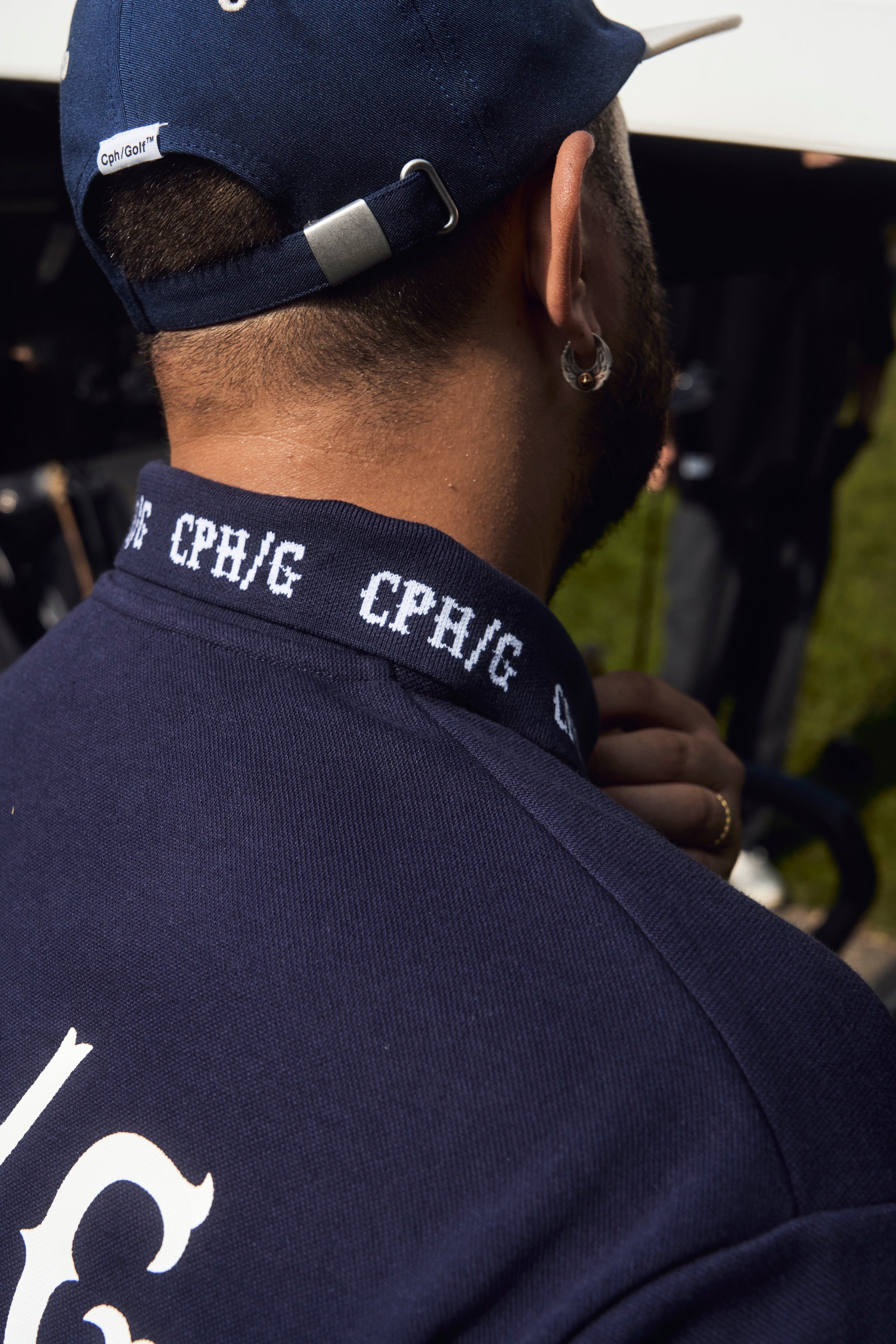 CLASSIC COTTON RIB POLO SHIRT NAVY – Cph/Golf™︎