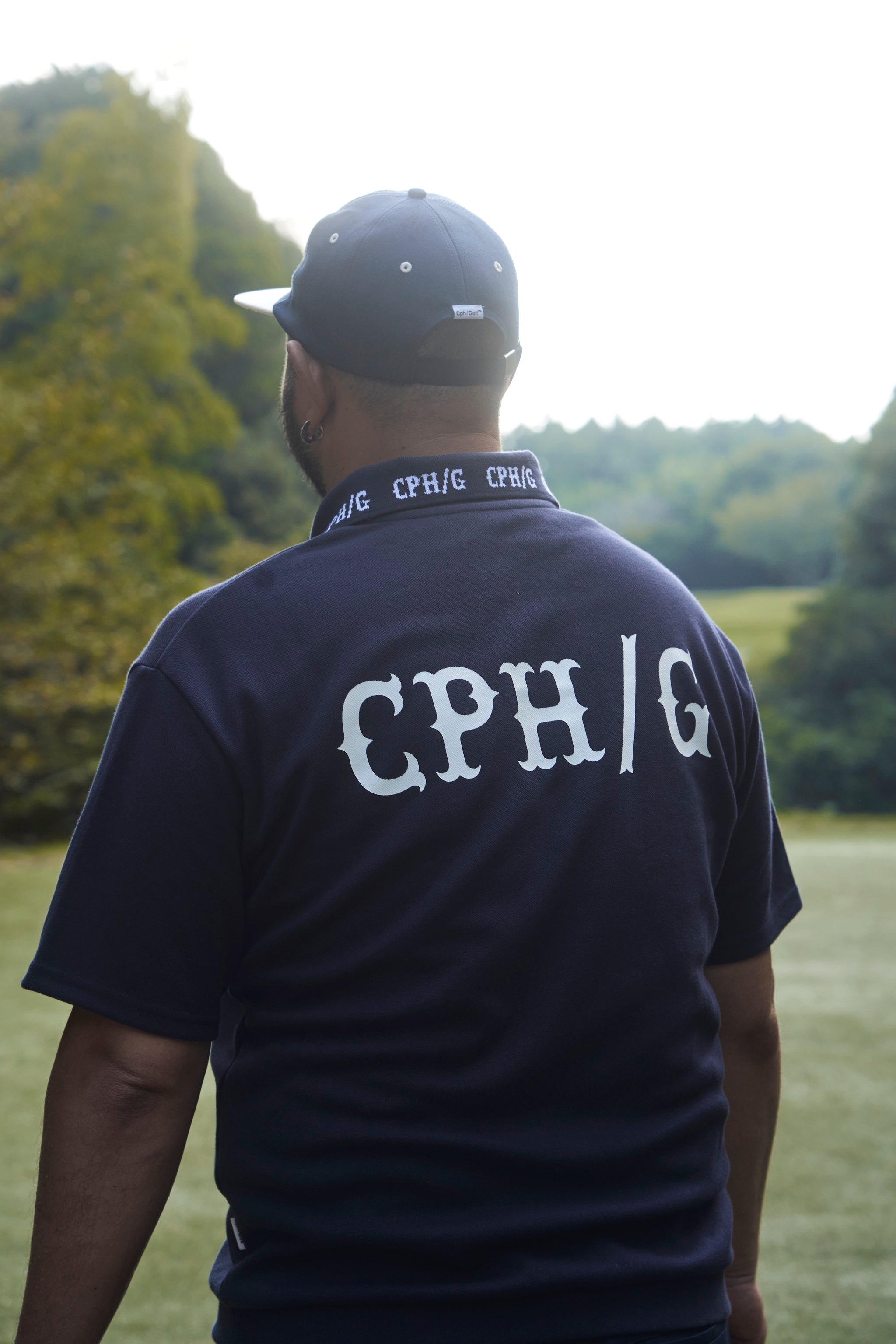 CLASSIC COTTON RIB POLO SHIRT NAVY – Cph/Golf™︎