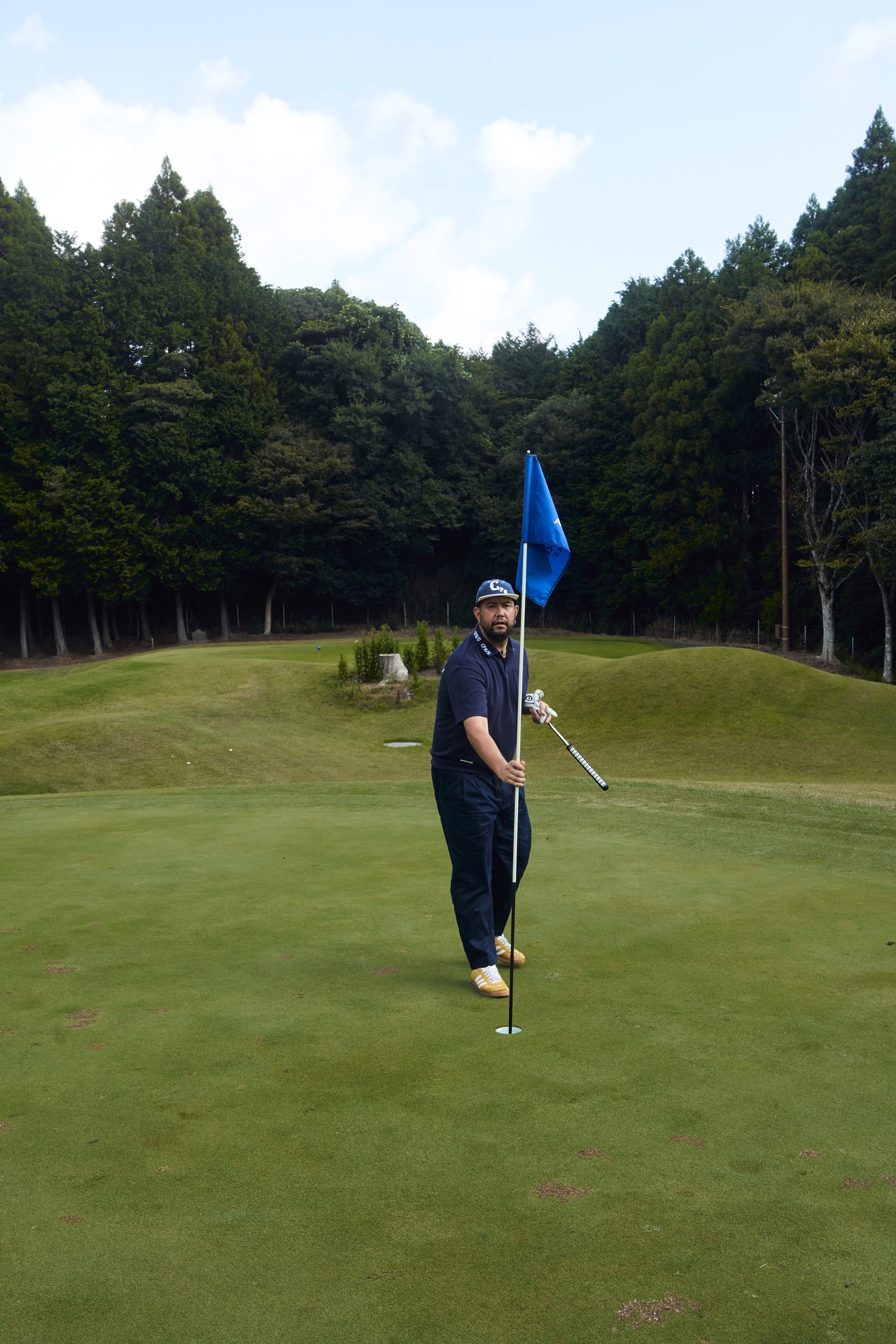 CLASSIC COTTON RIB POLO SHIRT NAVY – Cph/Golf™︎