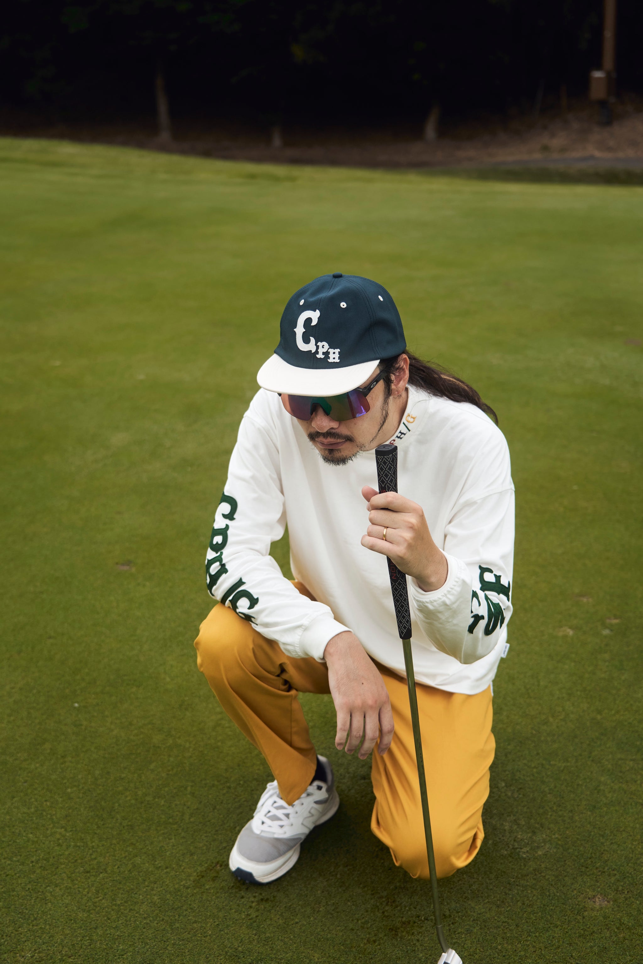 メンズウェア cph felt wappen classic bb cap green FELT WAPPEN CLASSIC BB CAP GREEN – Cph/Golf™︎