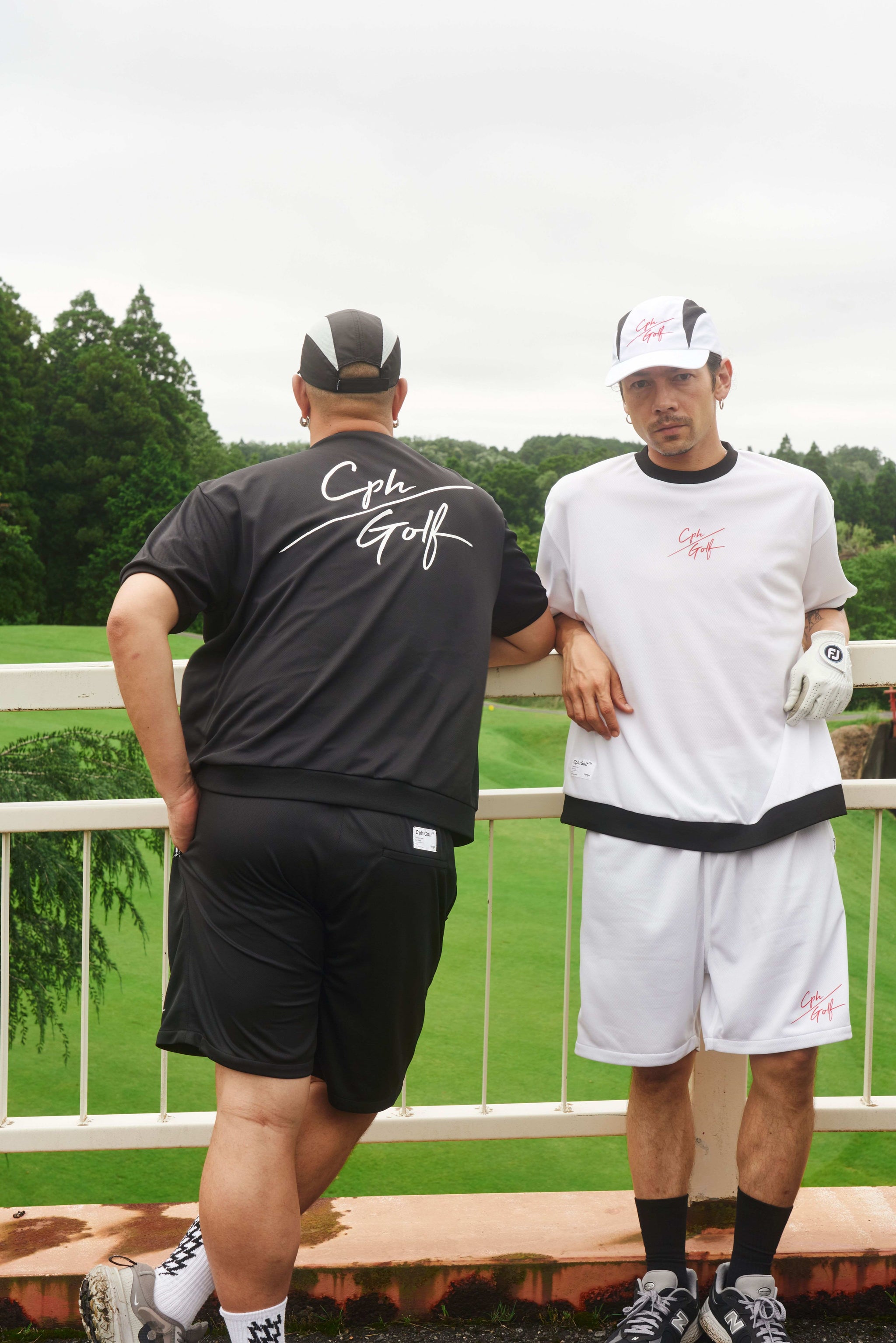 SLASH LOGO MESH S/S PULLOVER BLACK – Cph/Golf™︎