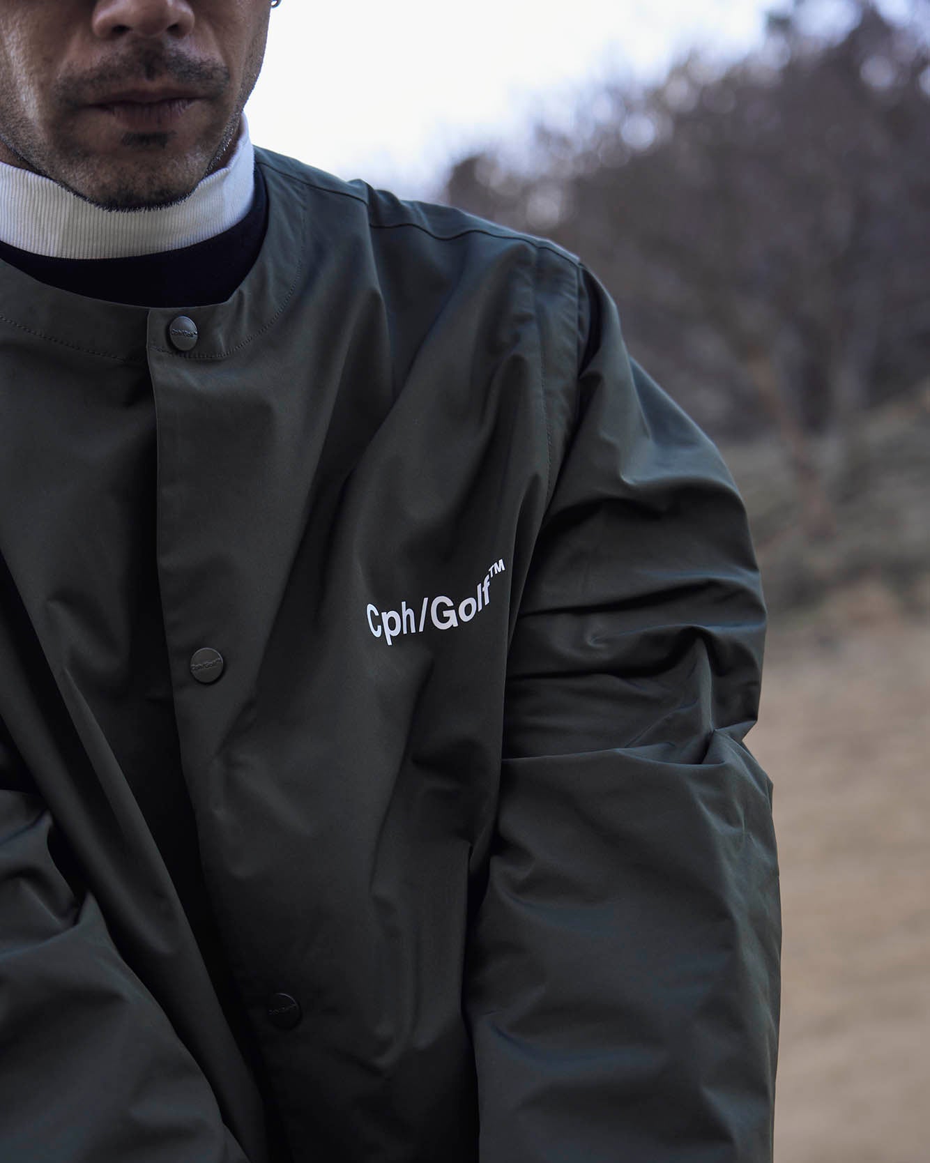 AS2OV × Cph/Golf ジャケット（カーキ）XL AS2OV × Cph/Golf