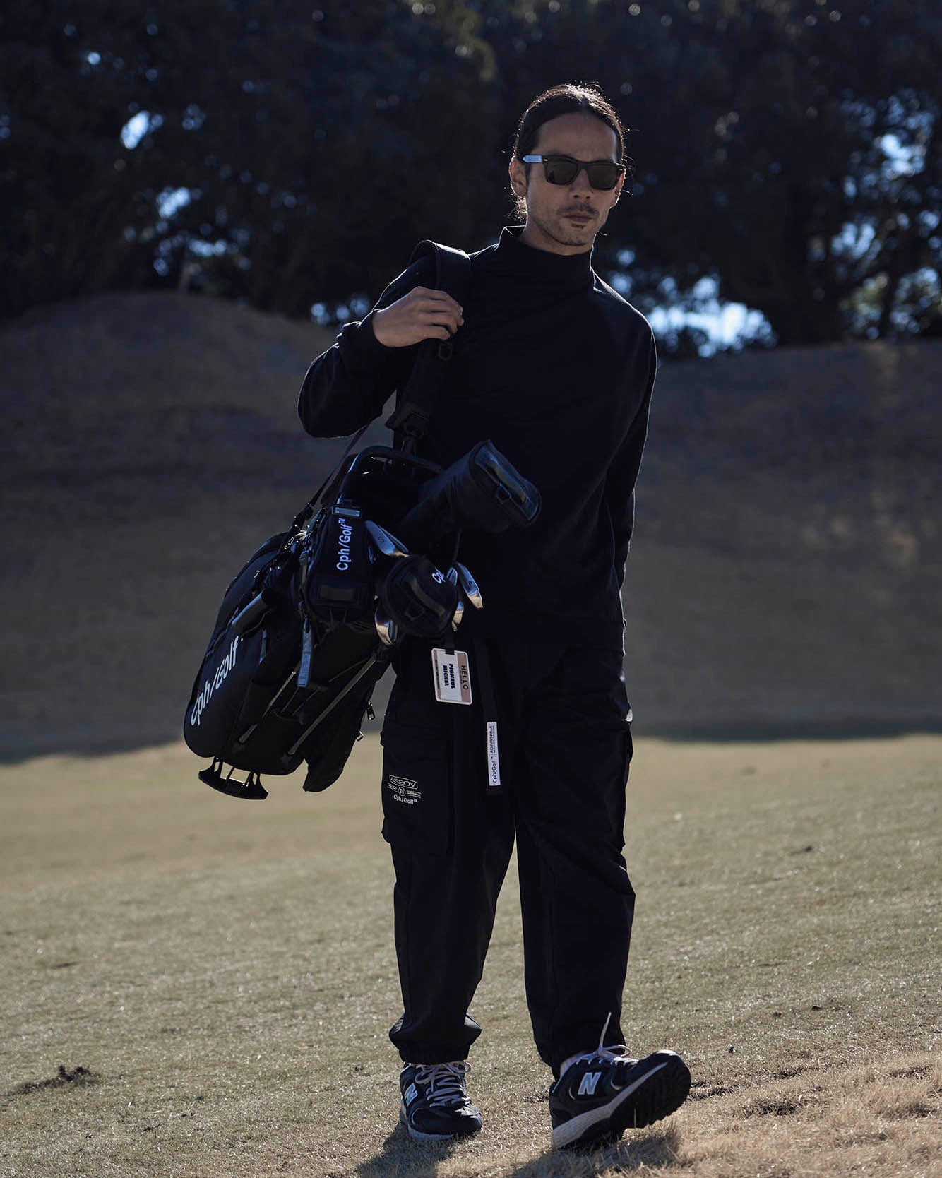 AS2OV × Cph/Golf™ #CORDURA CADDY BAG - BLACK - – Cph/Golf™︎