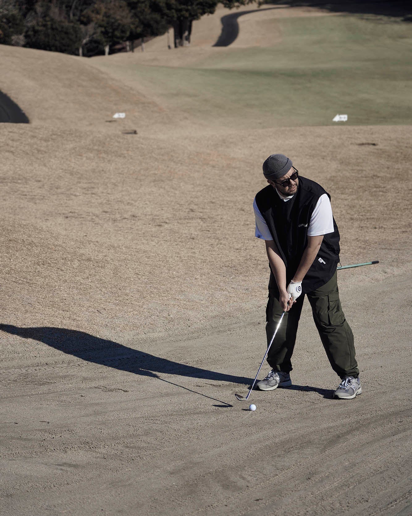 AS2OV × Cph/Golf™ #ADJUSTABLE CARGO PANTS - KHAKI - – Cph