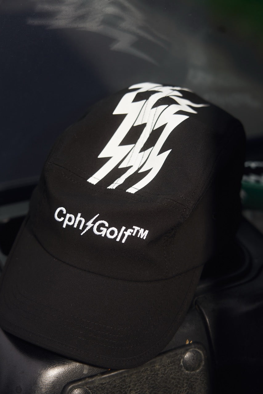帽子 Cph/golf BRIM JET CAP THUNDER STRIPES JET CAP BLACK – Cph/Golf™︎