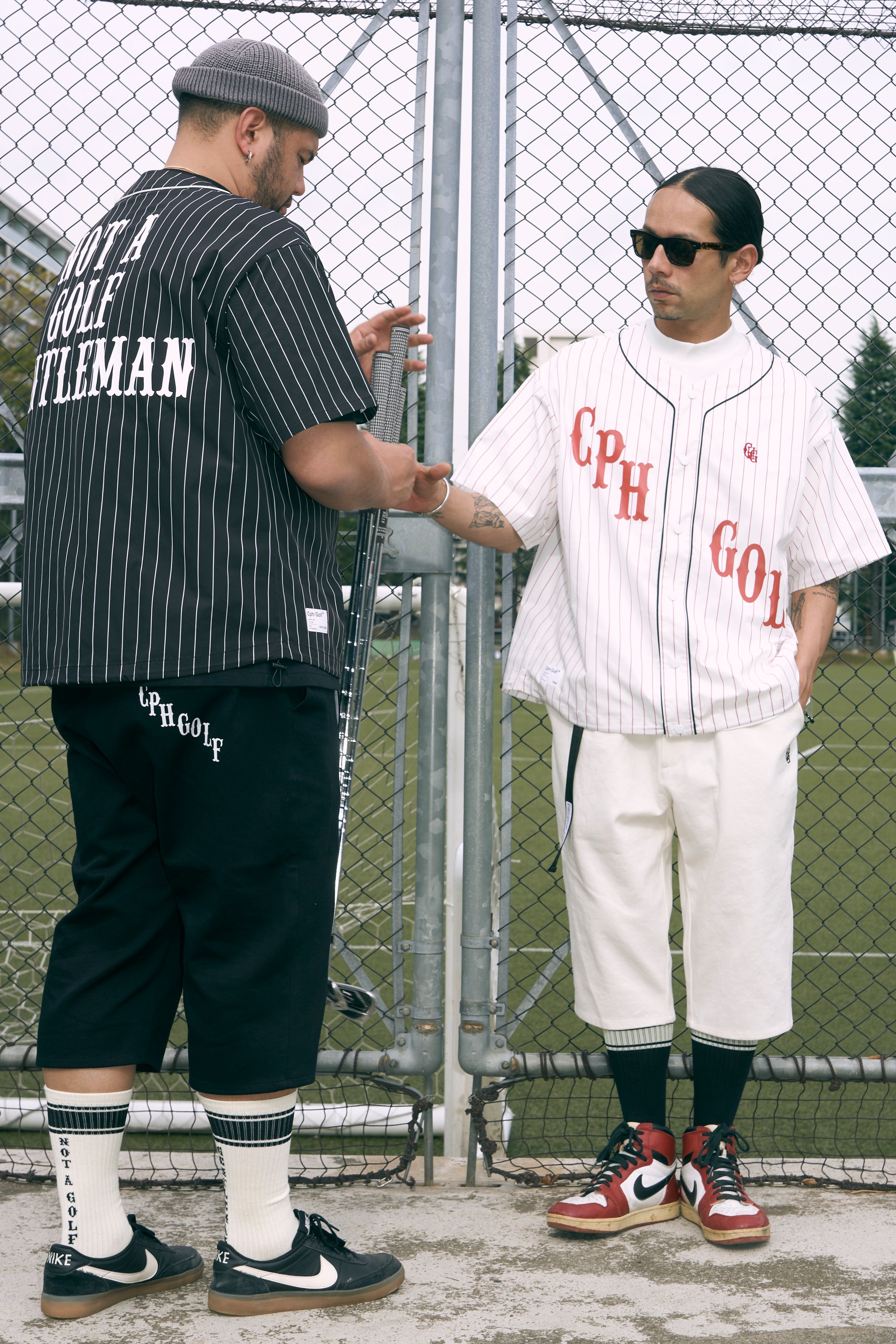 CLASSIC STRIPE BB SHIRT CREAM RED – Cph/Golf™︎