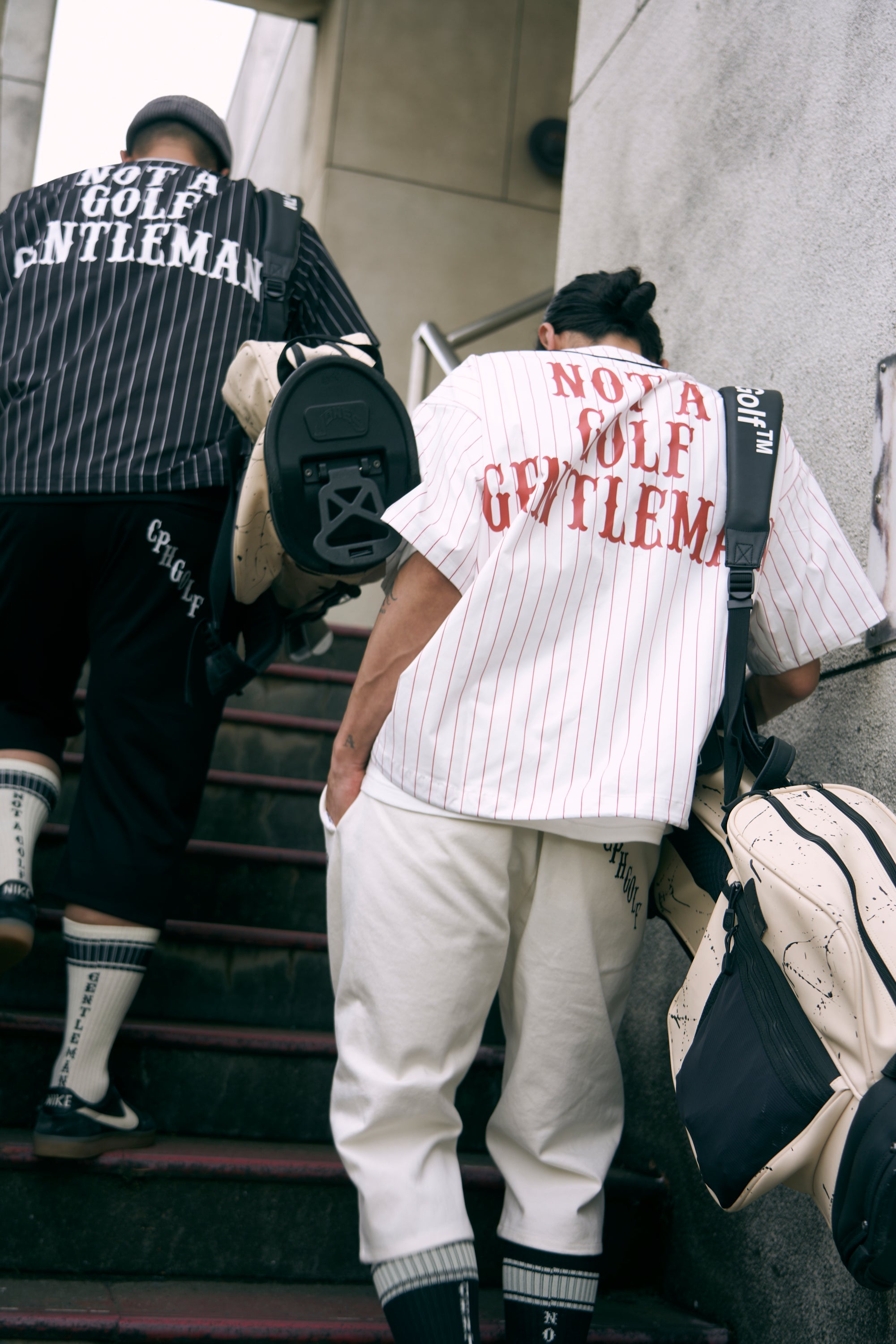 CROPED LOOSE FIT PANTS CREAM – Cph/Golf™︎