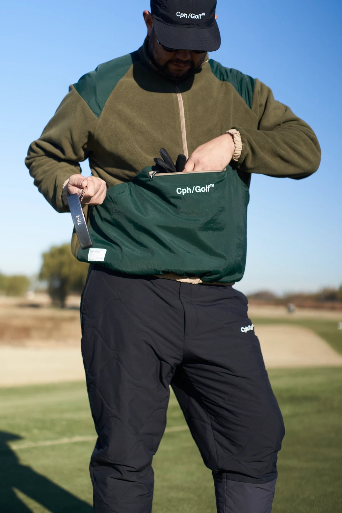 BOA FLEECE ZIP UP BLOUSON KHAKI – Cph/Golf™︎ BOA FLEECE ZIP UP BLOUSON KHAKI – Cph/Golf™︎