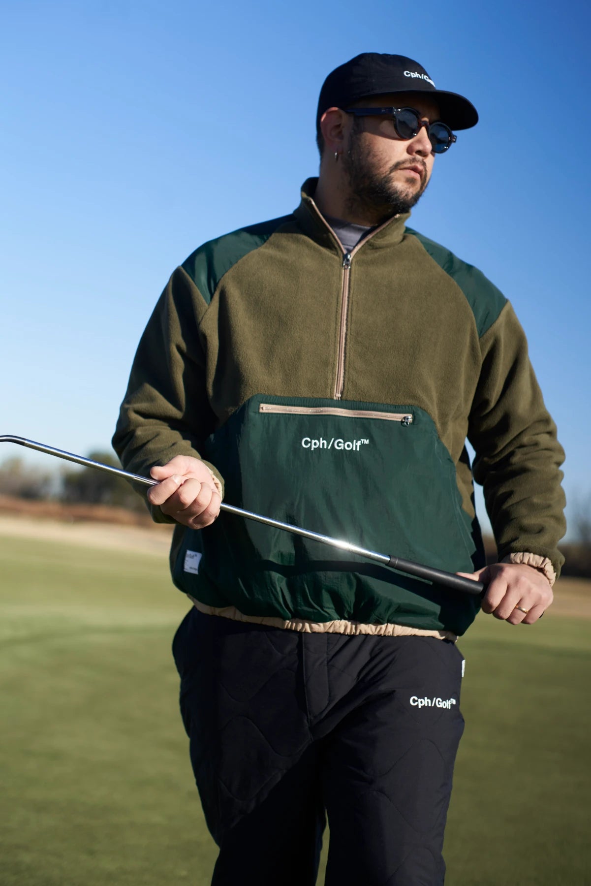 BOA FLEECE ZIP UP BLOUSON KHAKI – Cph/Golf™︎
