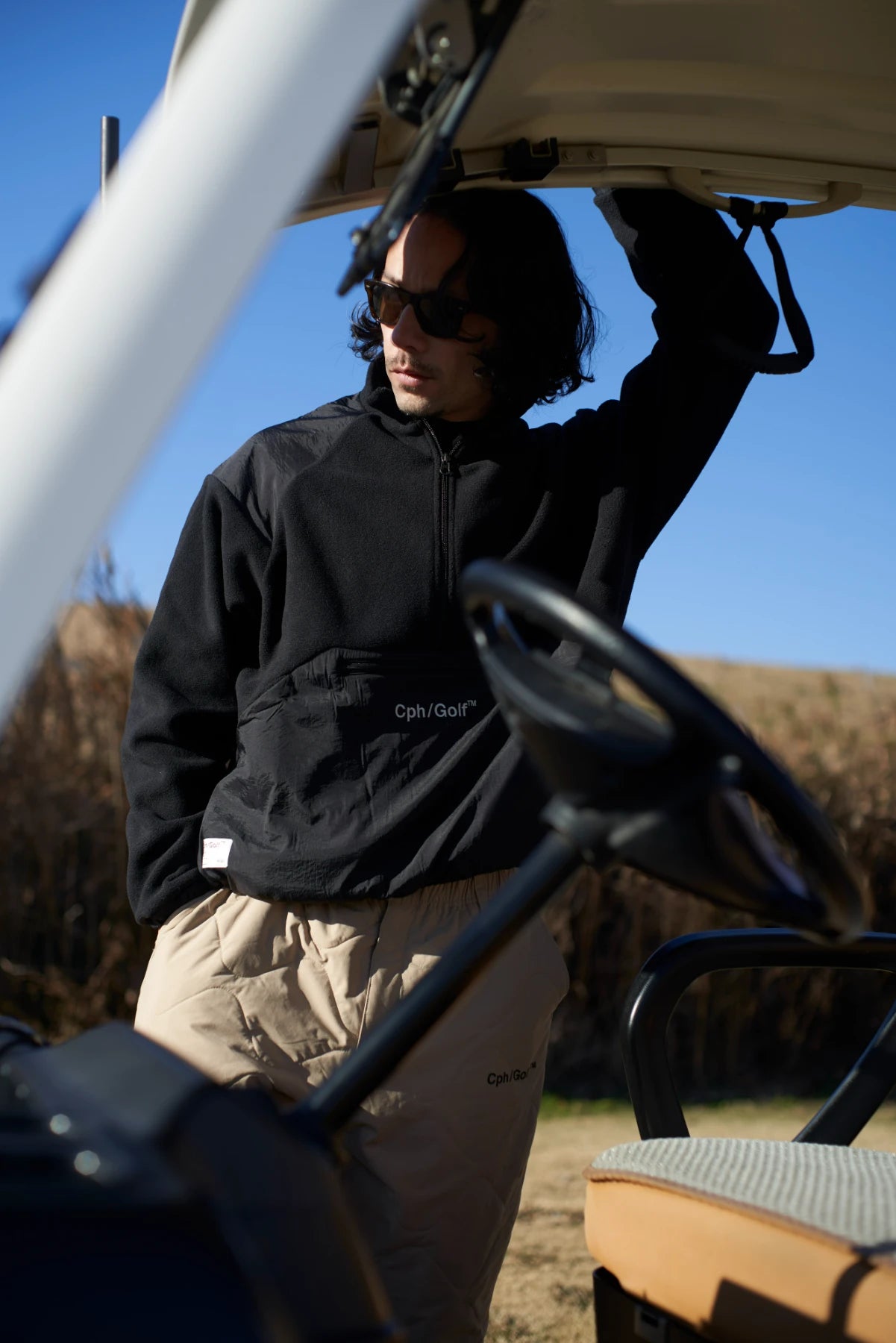 BOA FLEECE ZIP UP BLOUSON BLACK – Cph/Golf™︎