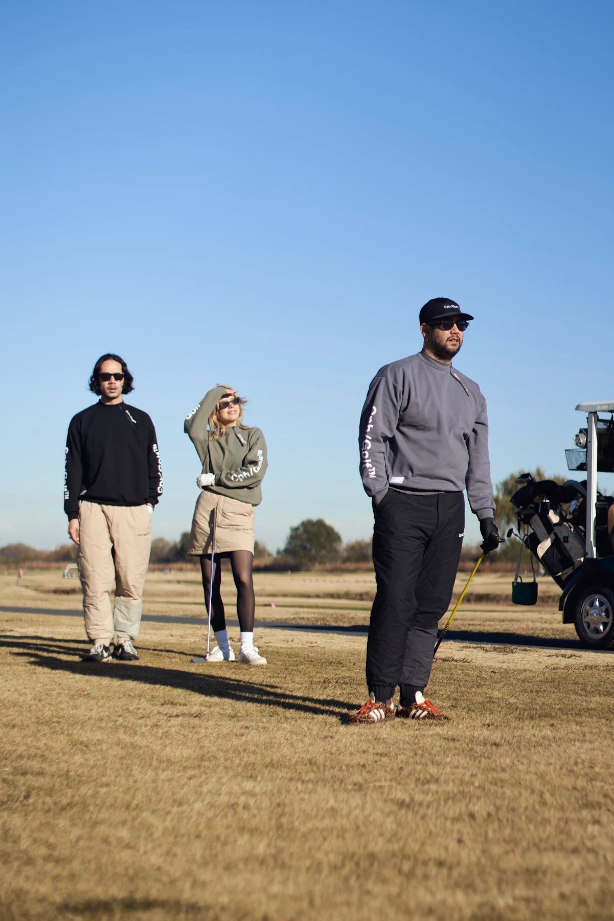 SIDE ZIPPER WARM LS MOCK NECK TEE BLACK – Cph/Golf™︎