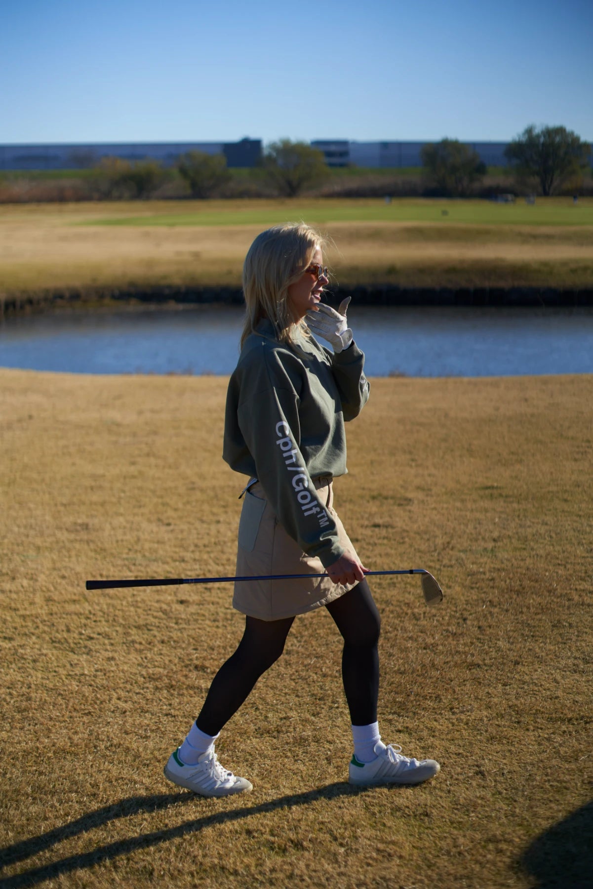 SIDE ZIPPER WARM LS MOCK NECK TEE KHAKI – Cph/Golf™︎