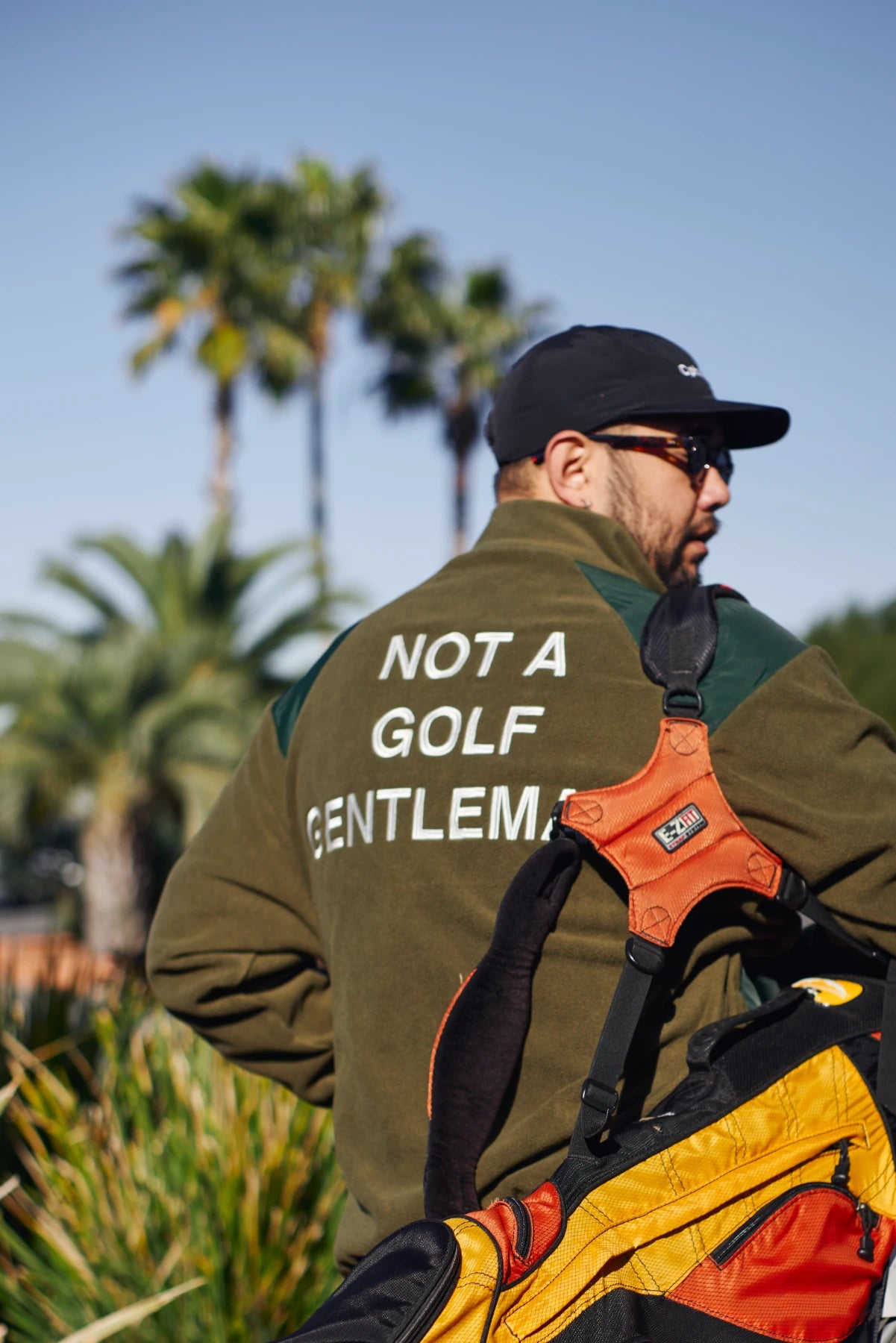 BOA FLEECE ZIP UP BLOUSON KHAKI – Cph/Golf™︎