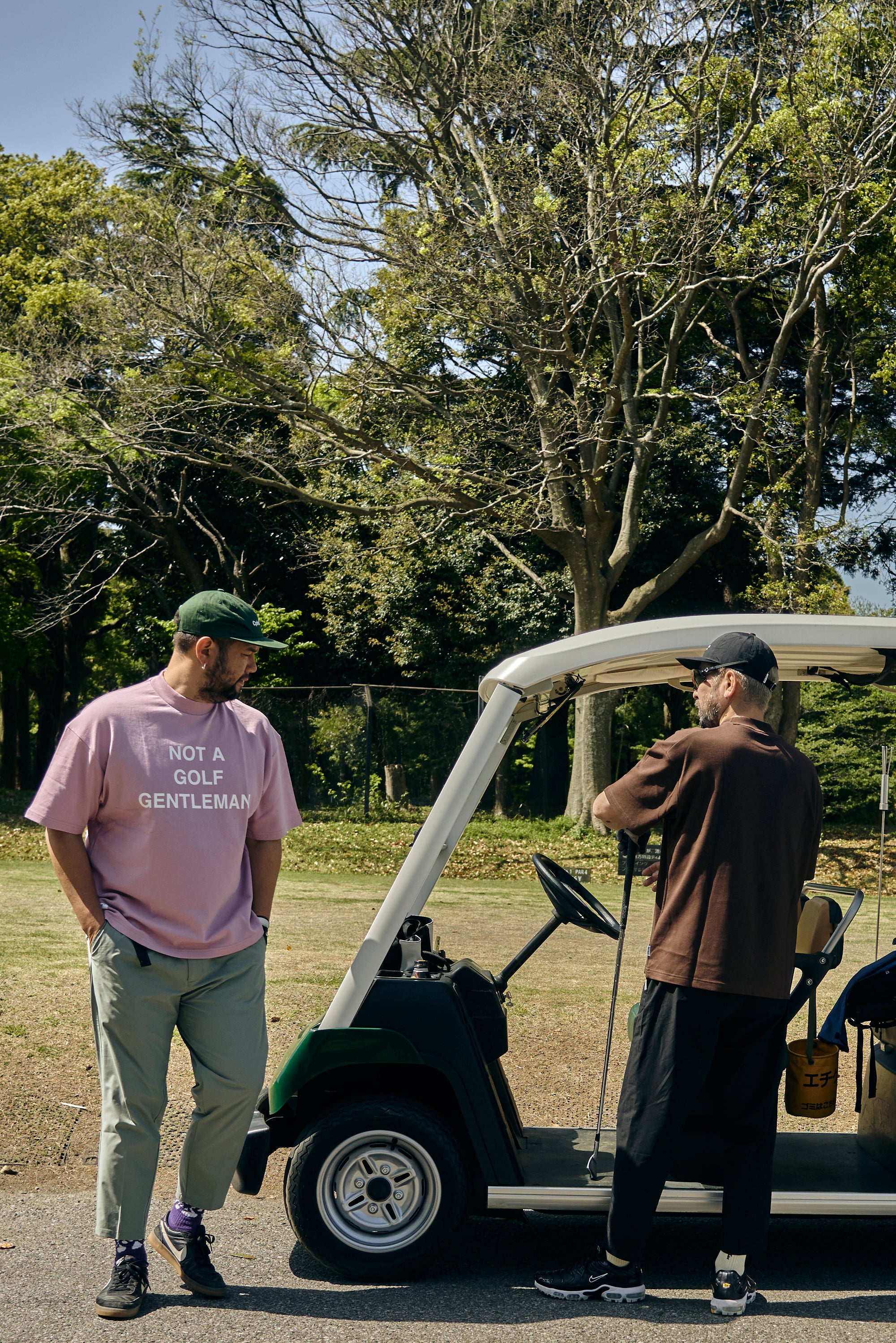 GENTLEMAN HALF MOCK NECK TEE BROWN – Cph/Golf™︎