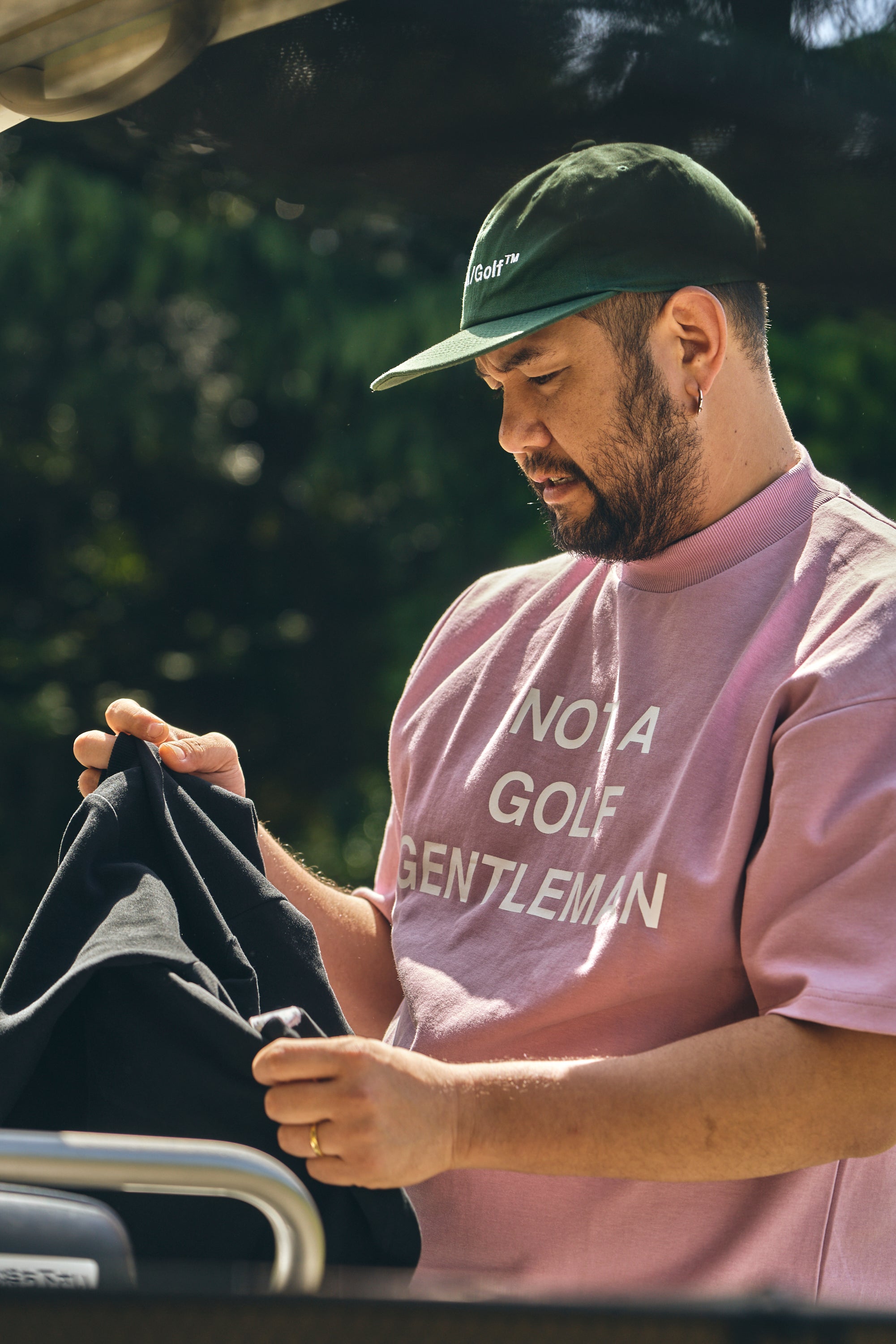 新品未使用 cph/golf mock neck tee PINK XL 新品未使用 cph/golf mock neck tee PINK XL - メルカリ