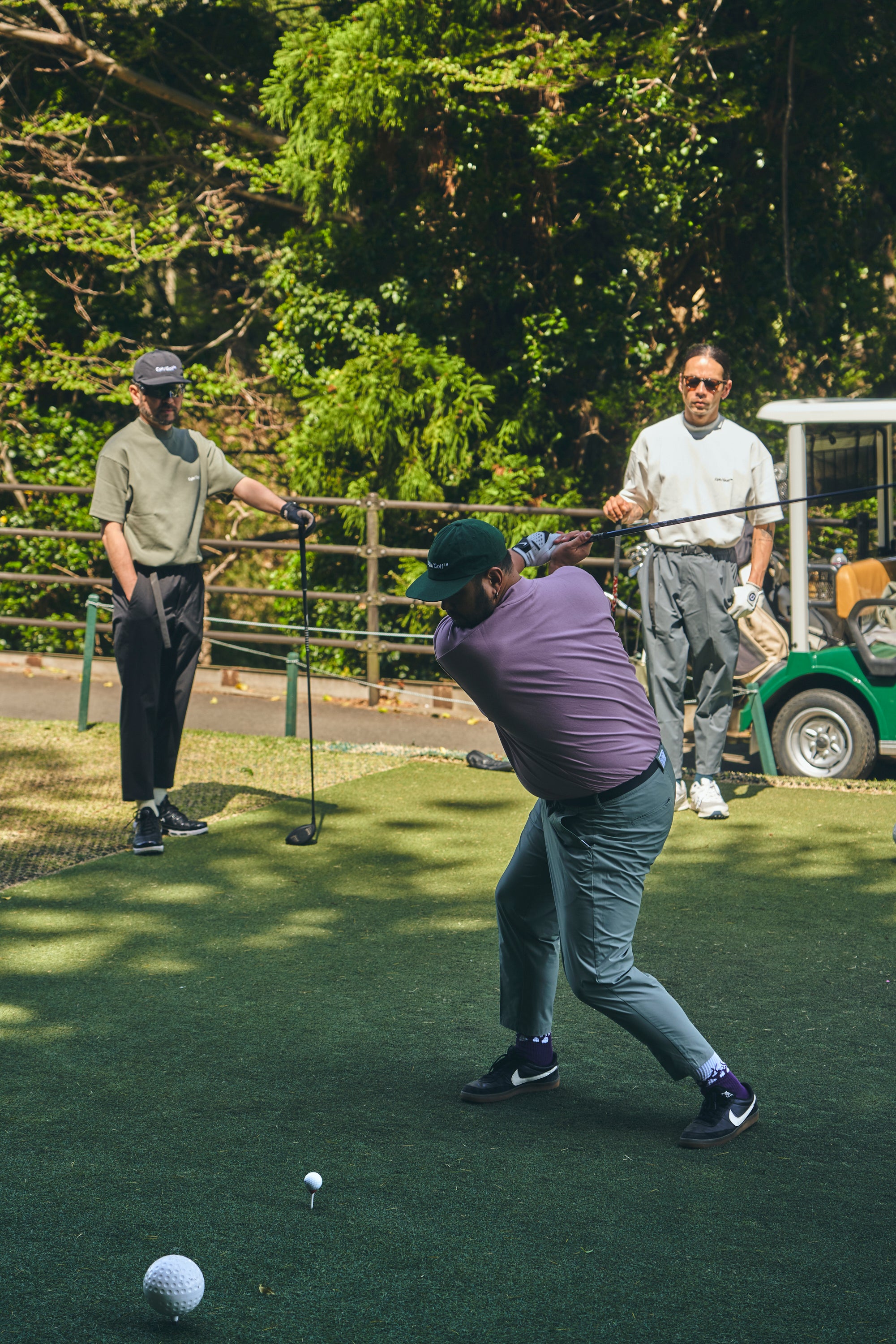 Cph Golf Logo Half Mock Neck Tee 【L】グリーン Cph/Golf™ LOGO HALF MOCK NECK TEE SLATE GREEN – Cph/Golf™︎
