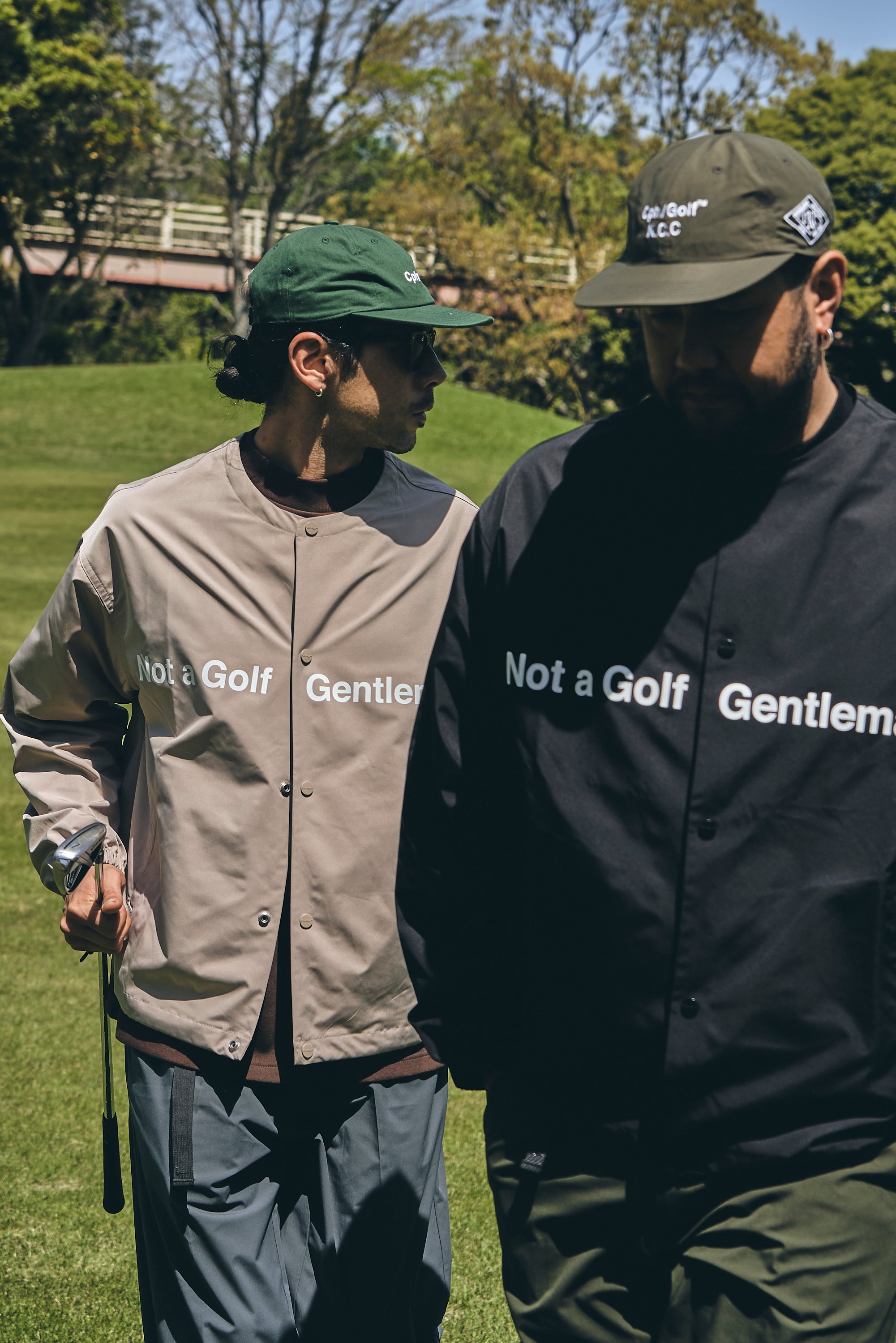 Cph/Golf™ ベージュジャケット Cph/Golf™️ #WATER-PROOF P/O JACKET - BEIGE - – Cph/Golf™︎
