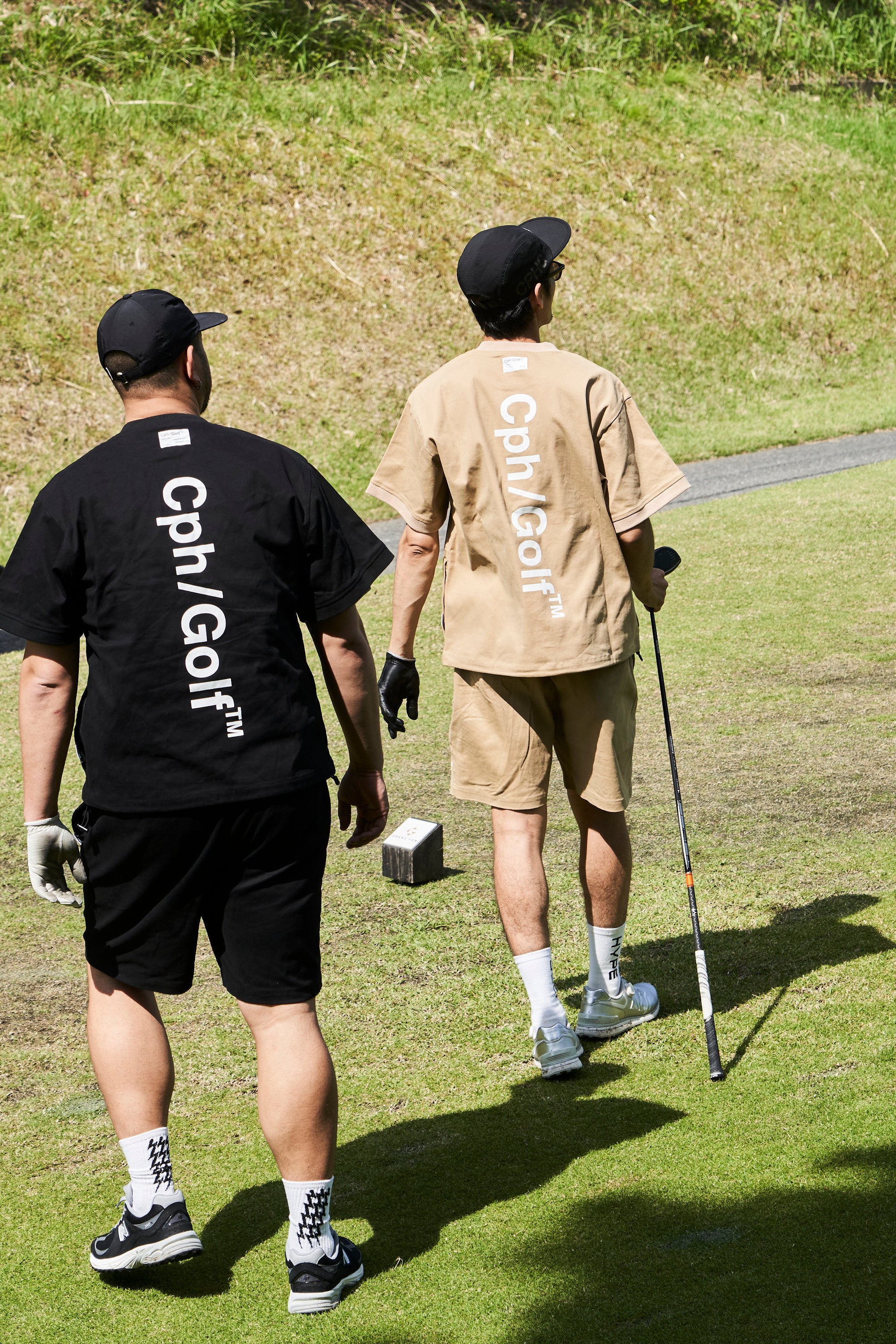 COTTON TRACK SHORTS BEIGE – Cph/Golf™︎