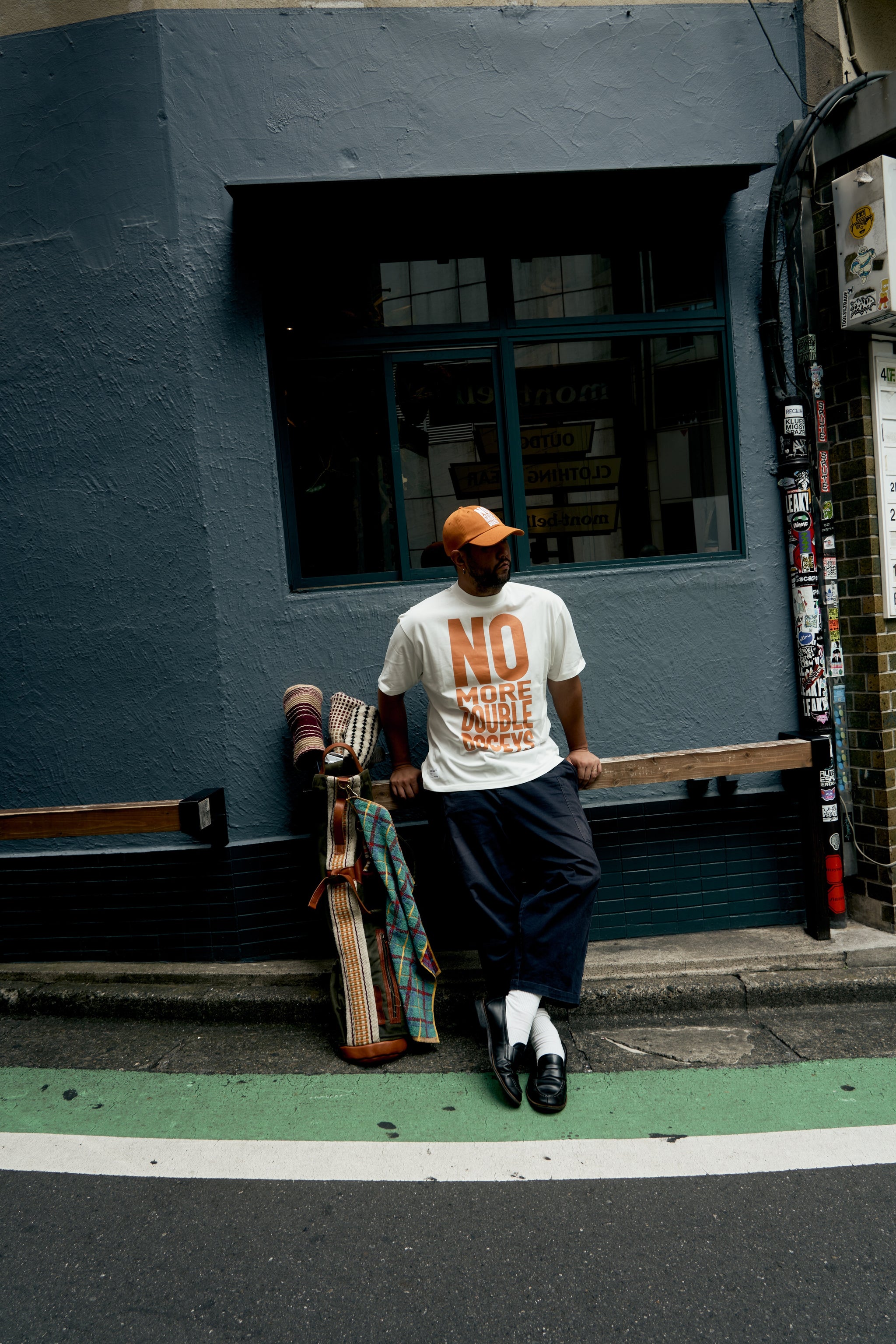 NO MORE DOUBLE BOGEYS HALF MOCK NECK TEE WHITE – Cph/Golf™︎
