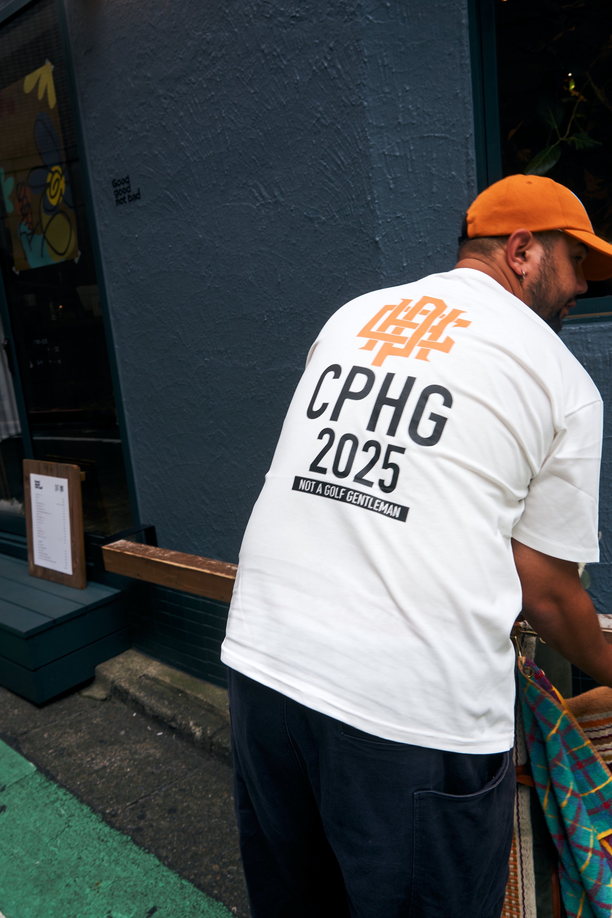 NO MORE DOUBLE BOGEYS HALF MOCK NECK TEE WHITE – Cph/Golf™︎