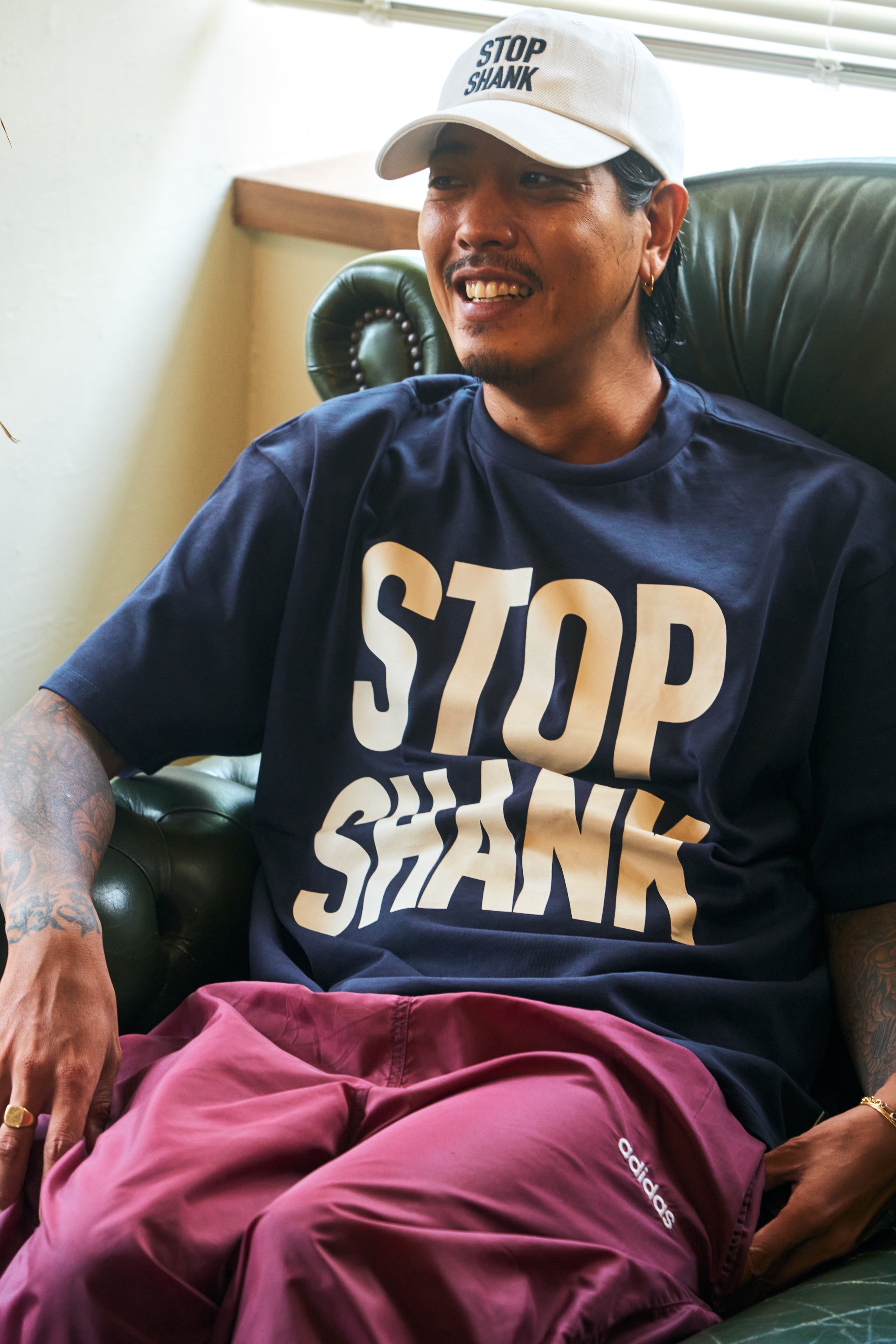 STOP SHANK HALF MOCK NECK TEE NAVY BLUE – Cph/Golf™︎