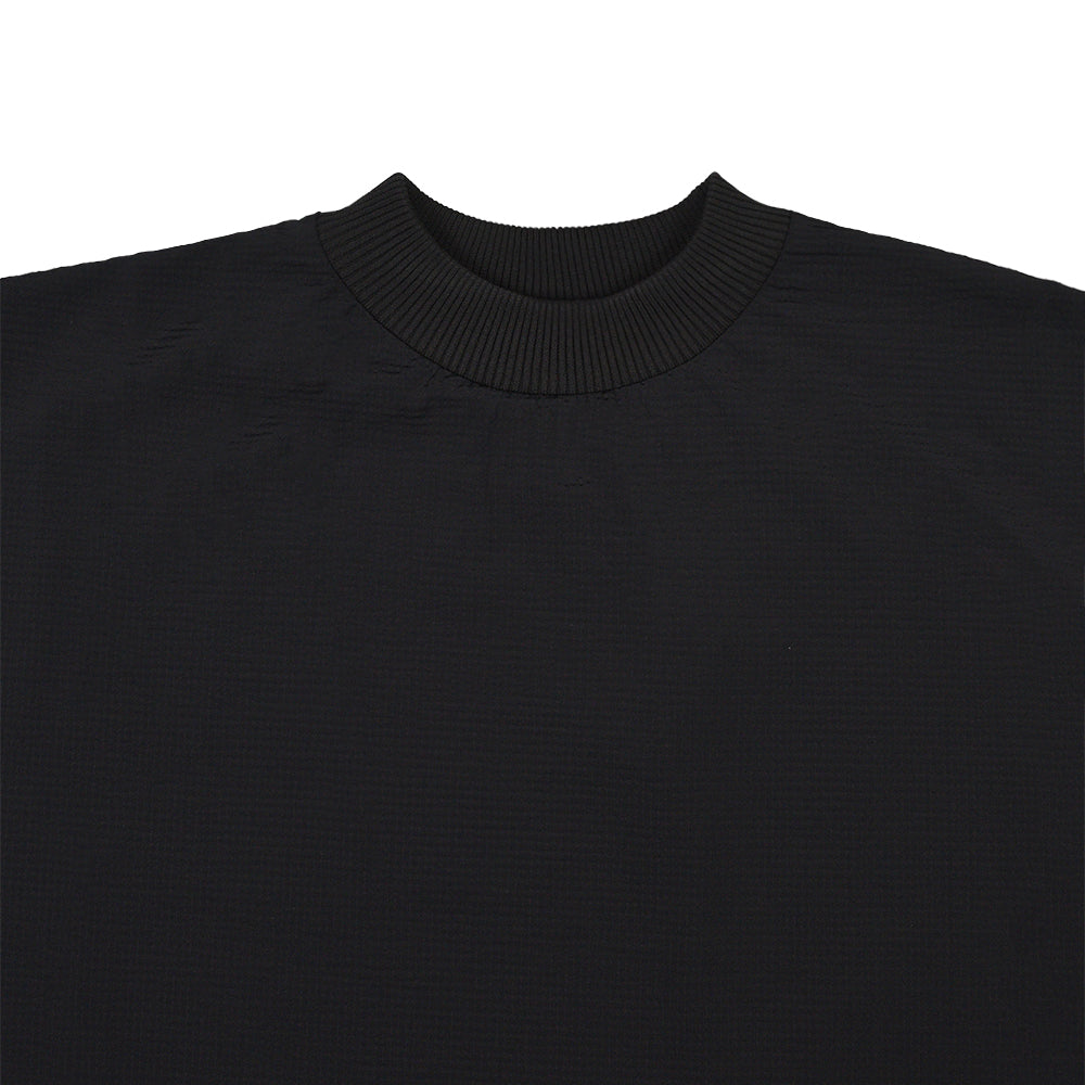 BREATHABLE WAFFLE MOCK NECK TEE BLACK – Cph/Golf™︎
