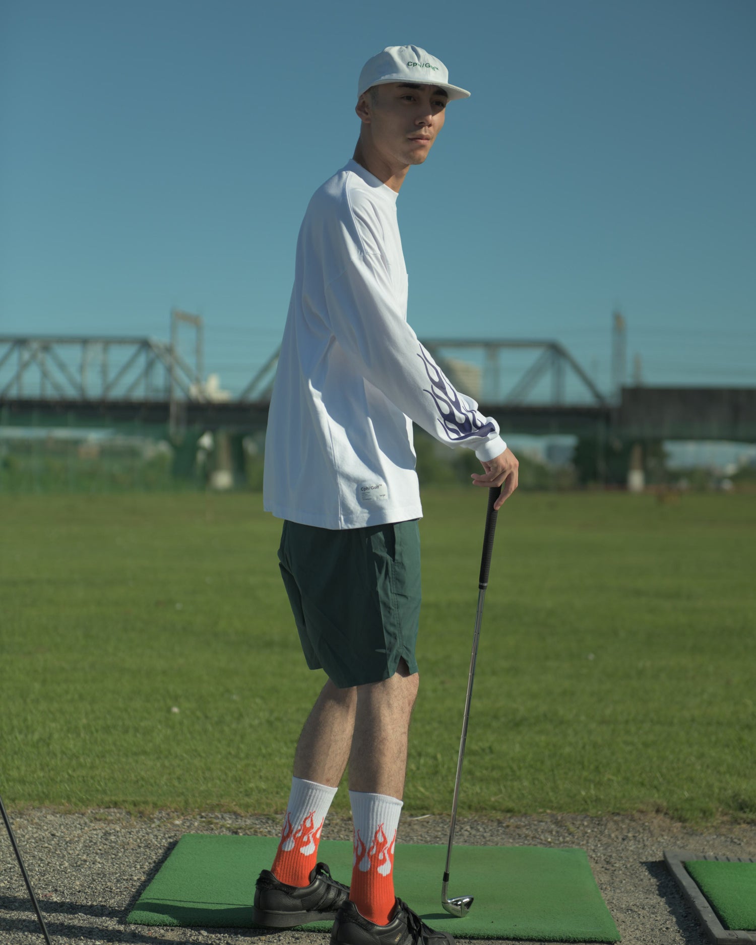 Cph/Golf SHELTEC L/S ポケット付き　モックネック WH Cph/Golf SHELTEC L/S ポケット付き モックネック WH ゴルフ