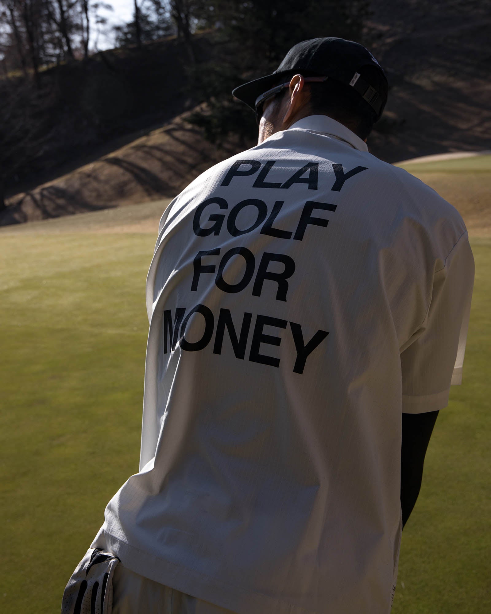 Cph/Golf™️ #JACQUARD LOGO MOCK NECK TEE - GREEN - – Cph/Golf™︎