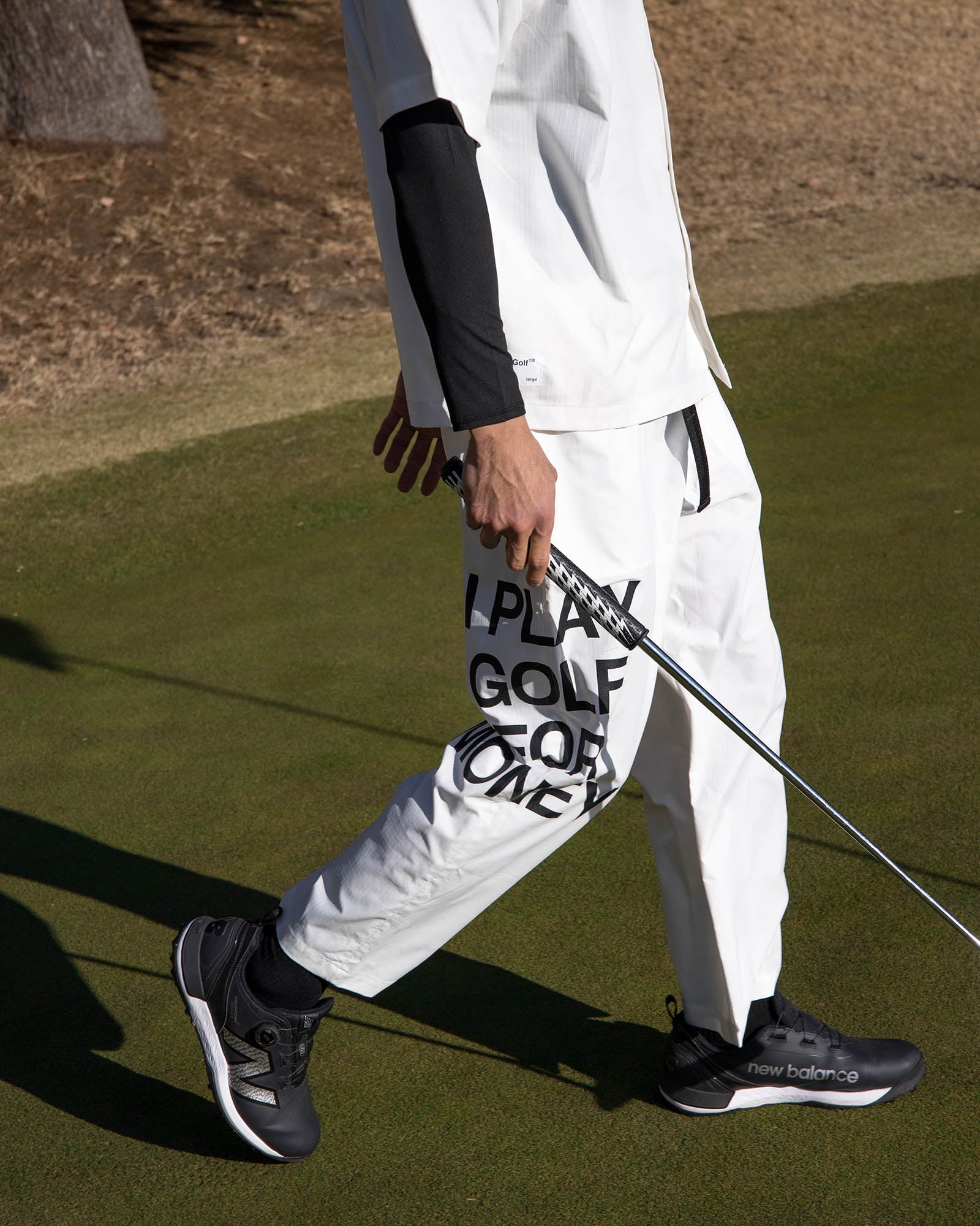 独特の素材 PANTS WIDE ADJUSTABLE PRO Cph/Golf™️ - Cph/Golf™︎ – - BLACK メンズウェア