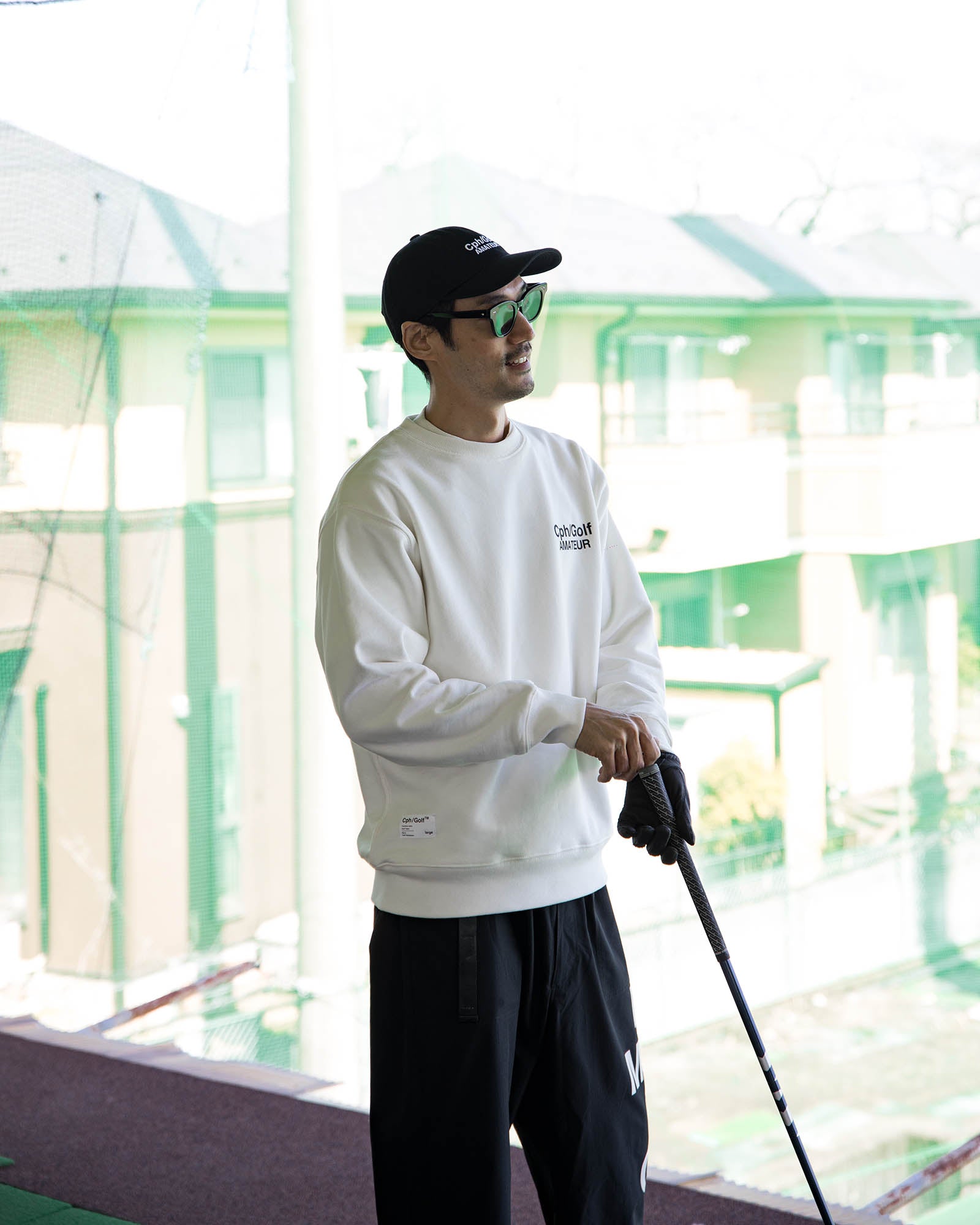 cph golf スウェット　L 新品未使用 Cph/Golf × Munsingwear コラボ限定 ハーフジップスウェット Cph/Golf