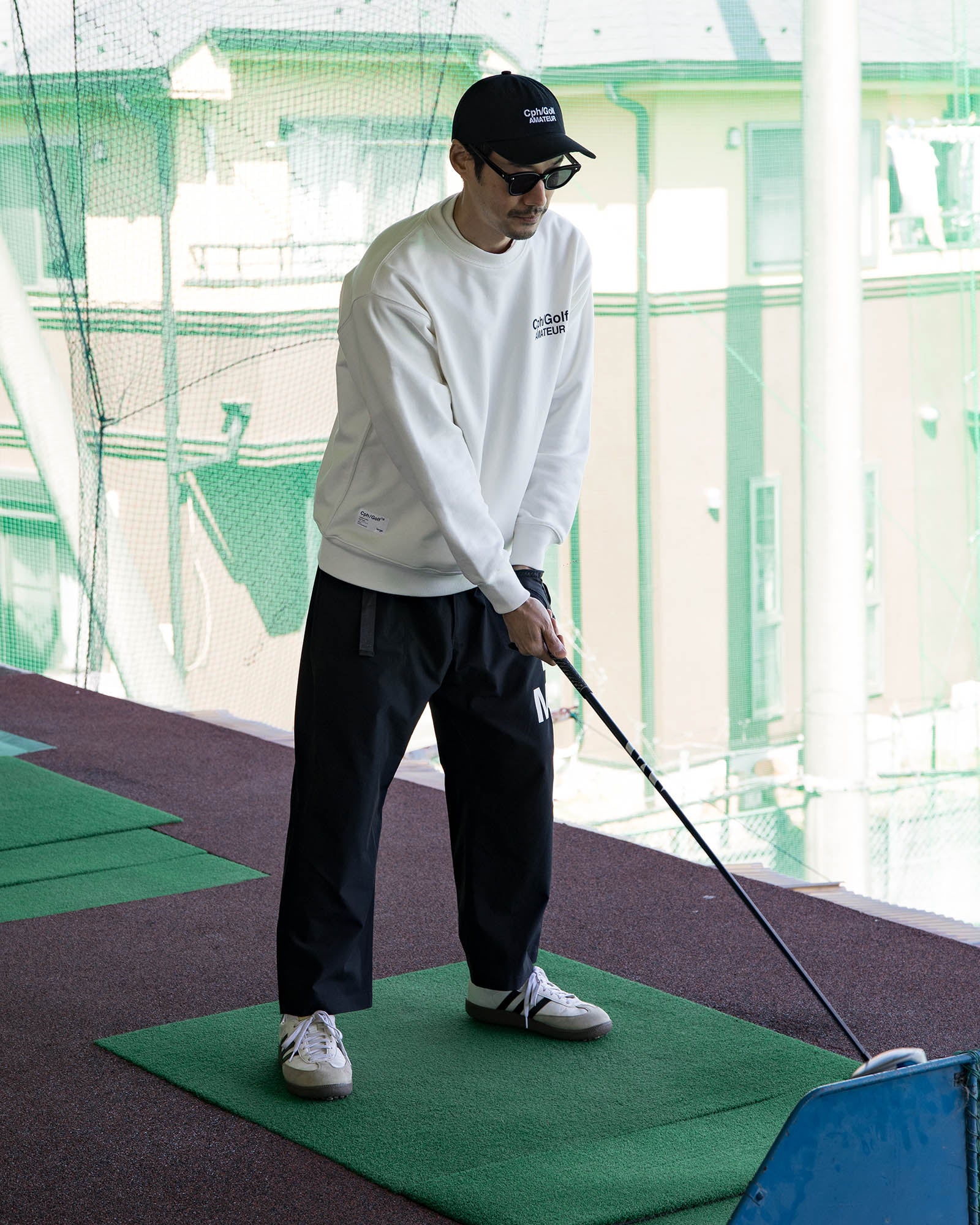 Cph/Golf™️ AMATEUR CREW SWEAT - BLACK - – Cph/Golf™︎