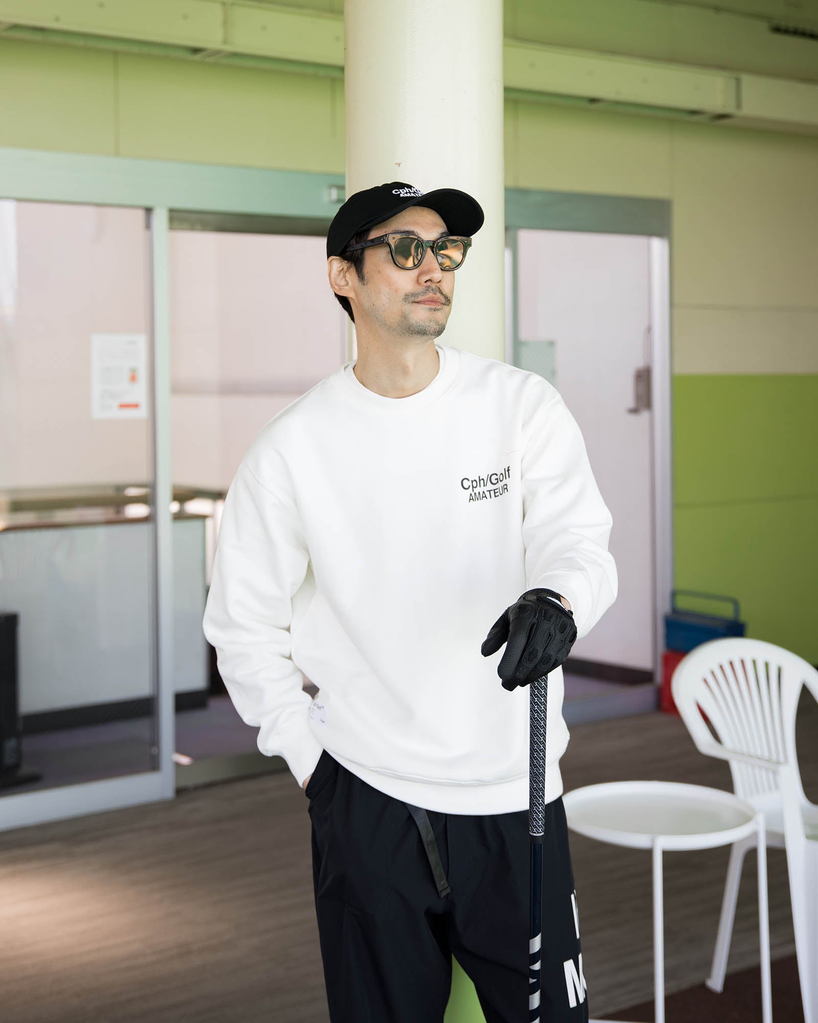 Cph/Golf™️ AMATEUR CAP - BLACK - – Cph/Golf™︎