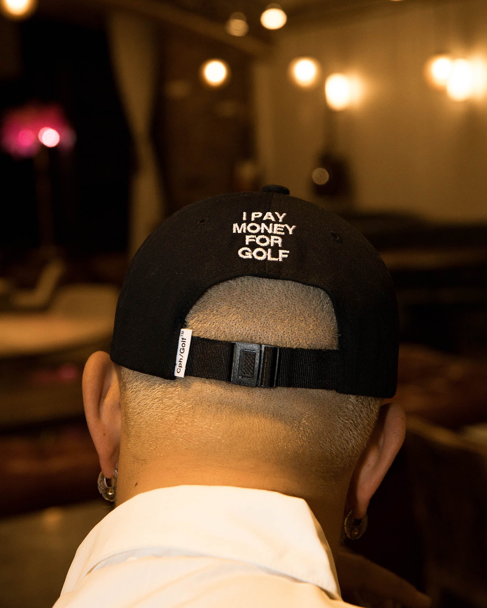 CPH Golf キャップ Cph/Golf™️ PRO CAP - BLACK - – Cph/Golf™︎