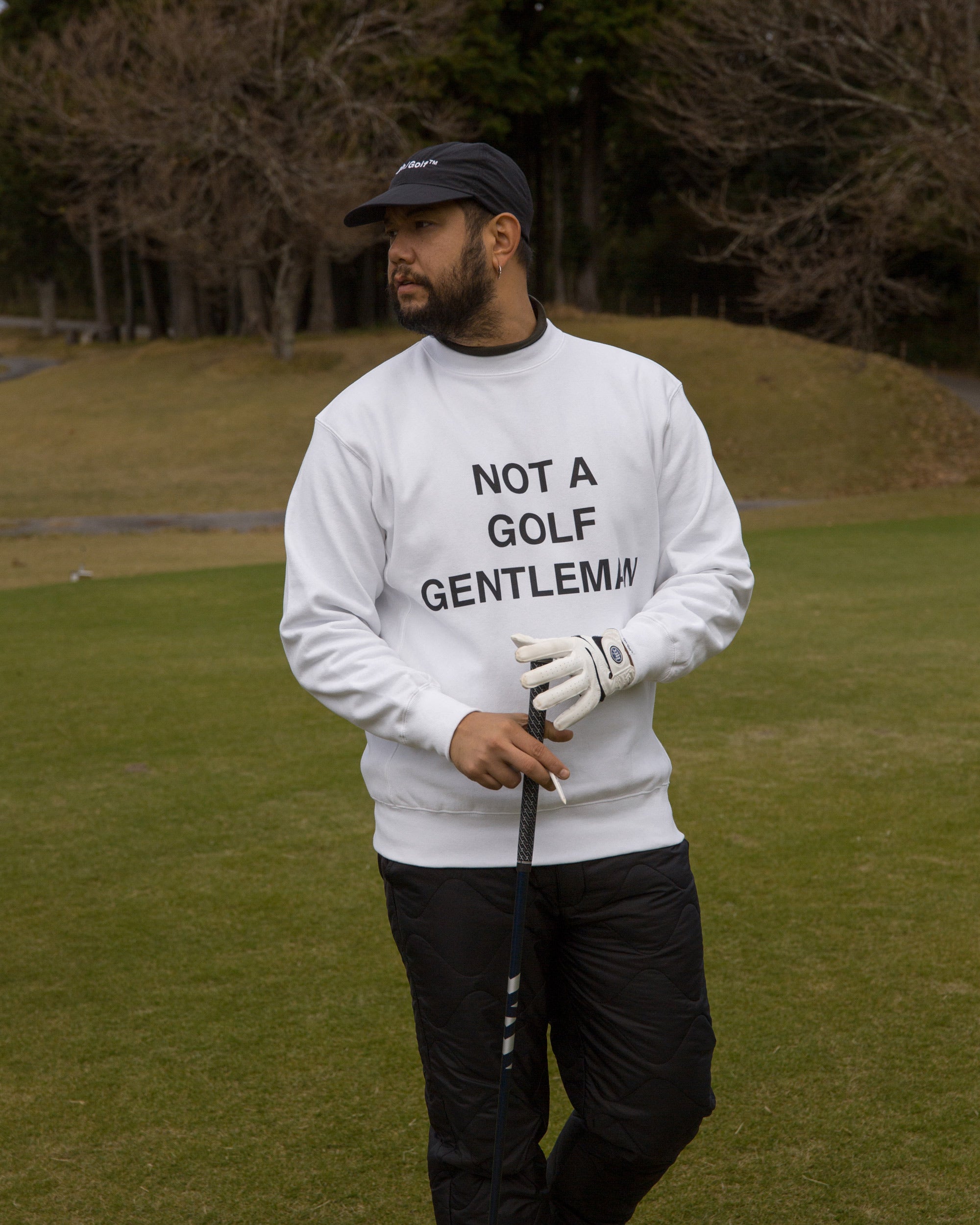 GENTLEMAN CREW SWEAT - WHITE - – Cph/Golf™︎