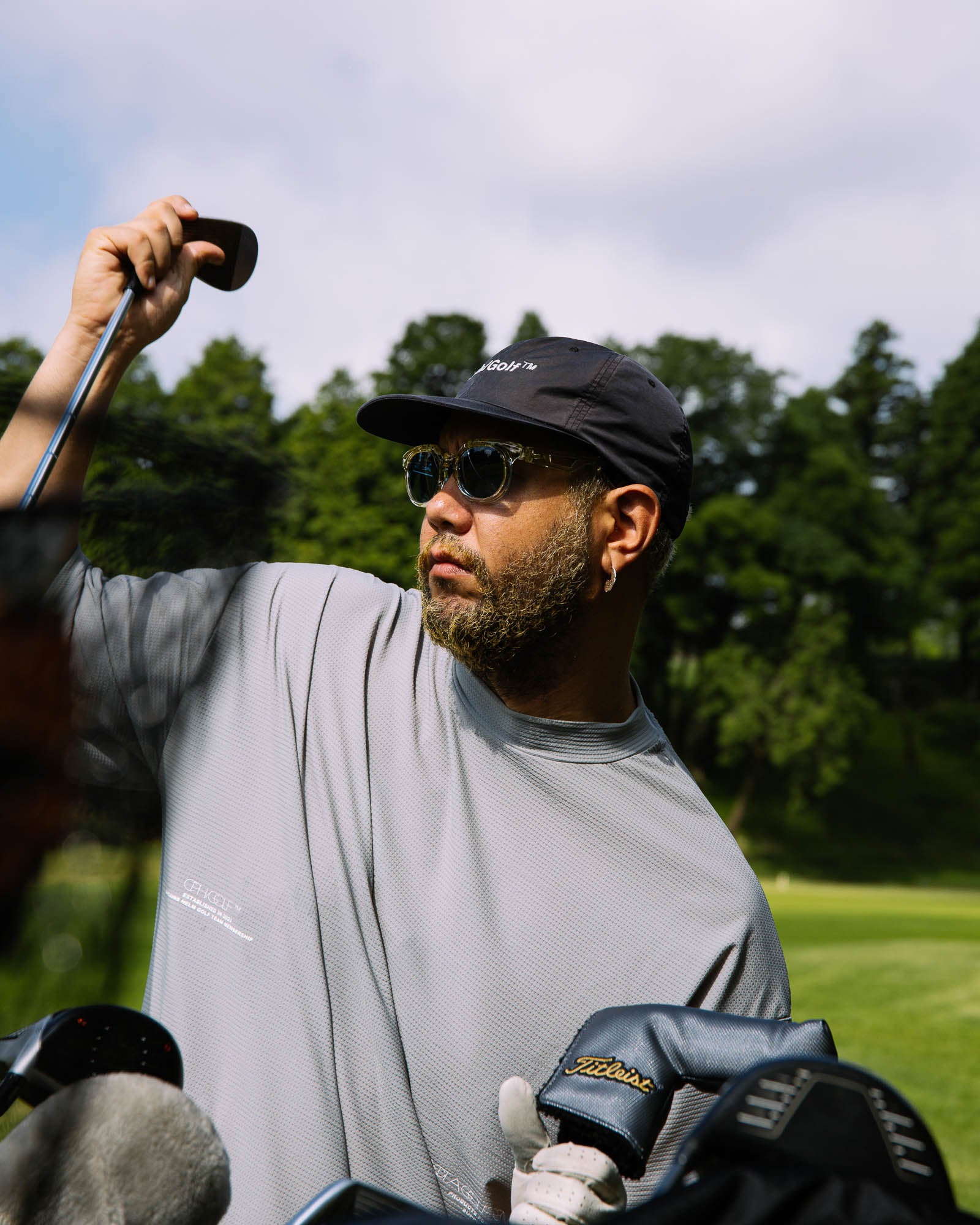 美品　XAZTLAN×Cph/Golf APOLLOⅢ サングラス XAZTLAN × Cph/Golf™ #APOLLOⅢ - LEMON FRAME × BLUE LENS