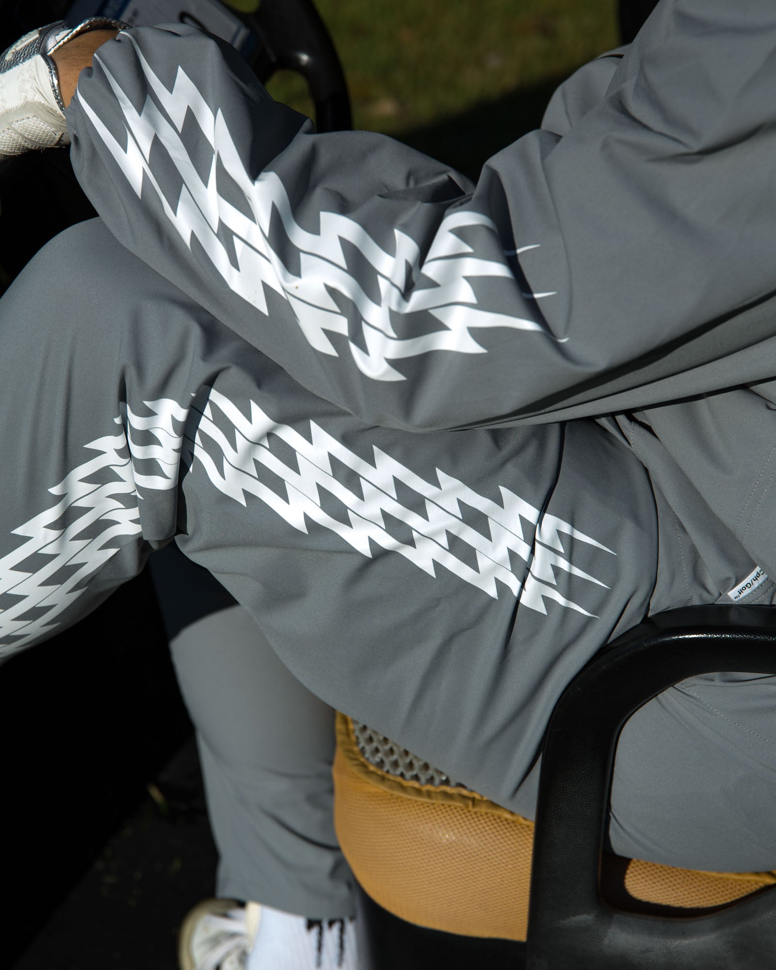 【特別送料無料！】 THUNDER Golf Helm Captains – - BLACK - JACKET W-P STRIPES メンズウェア