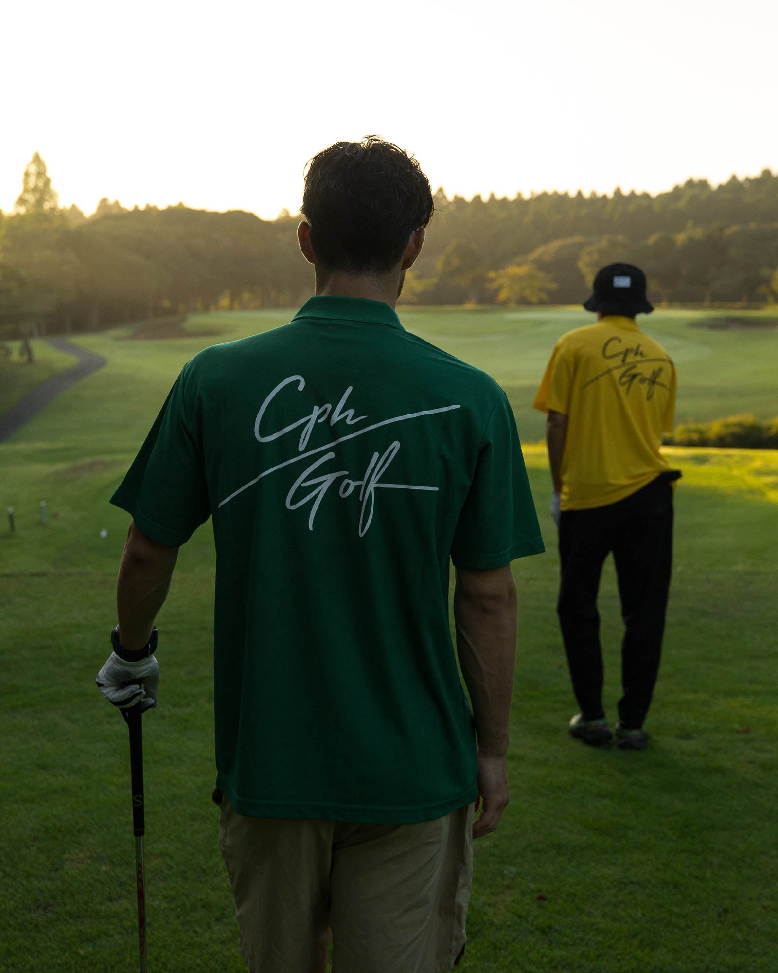 【CaptainsHelmGolf】SLASH LOGO SUMMER POLO SLASH LOGO SUMMER POLO- BLACK - – Cph/Golf™︎