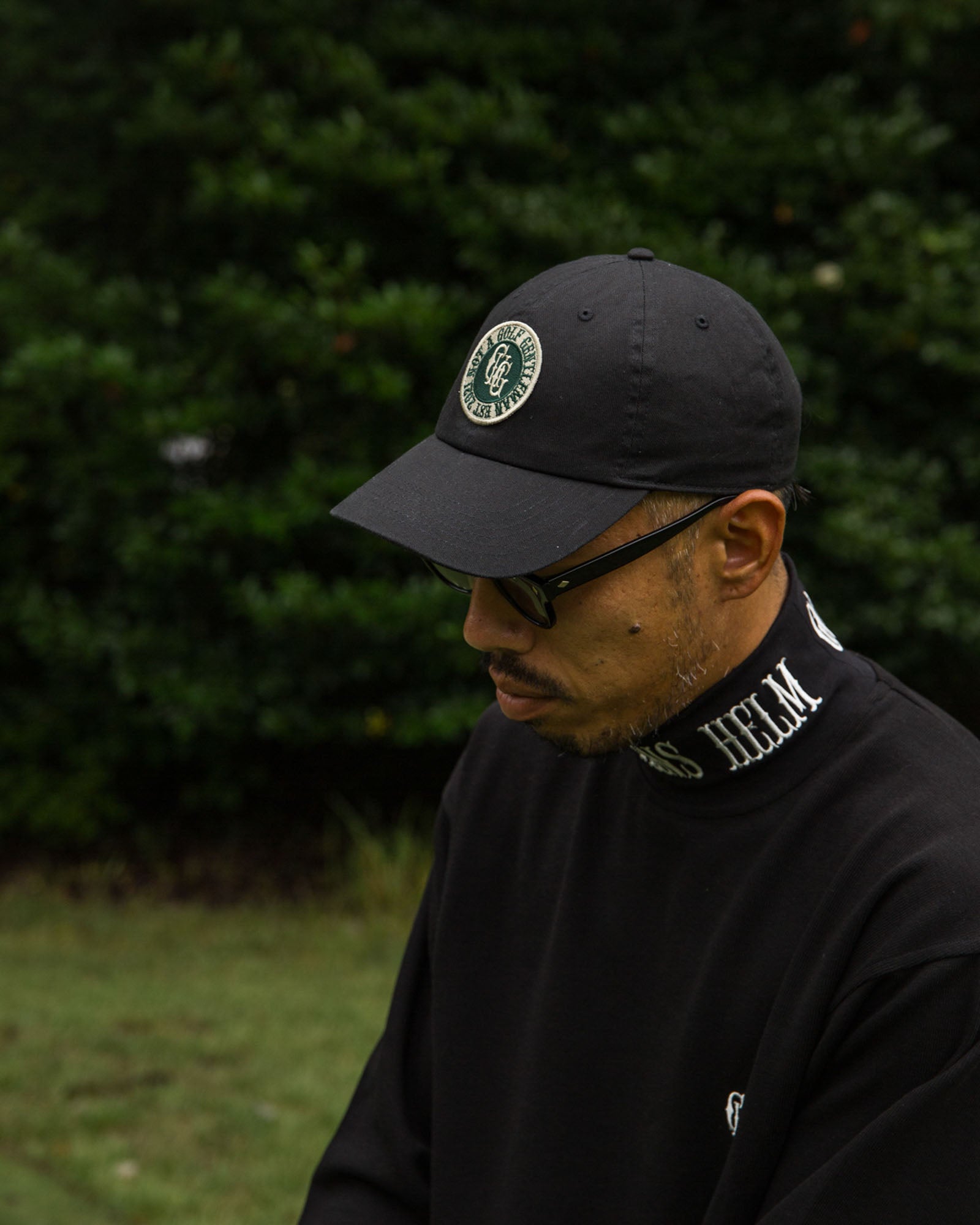 CLUB TURTLE NECK LS TEE - BLACK - – Cph/Golf™︎
