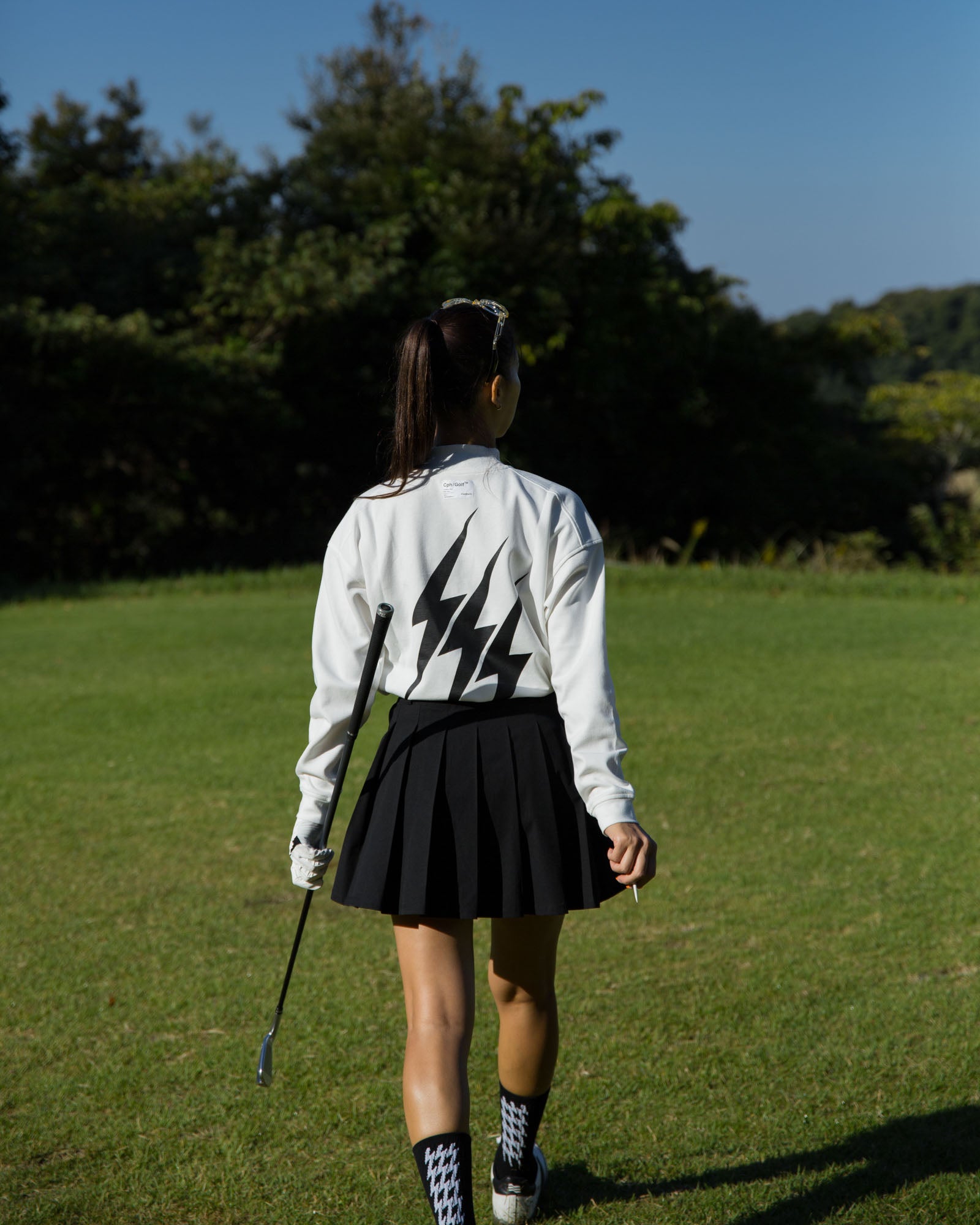 WOMENS】#THUNDER STRIPES W-P SKIRT - KHAKI - – Cph/Golf™︎
