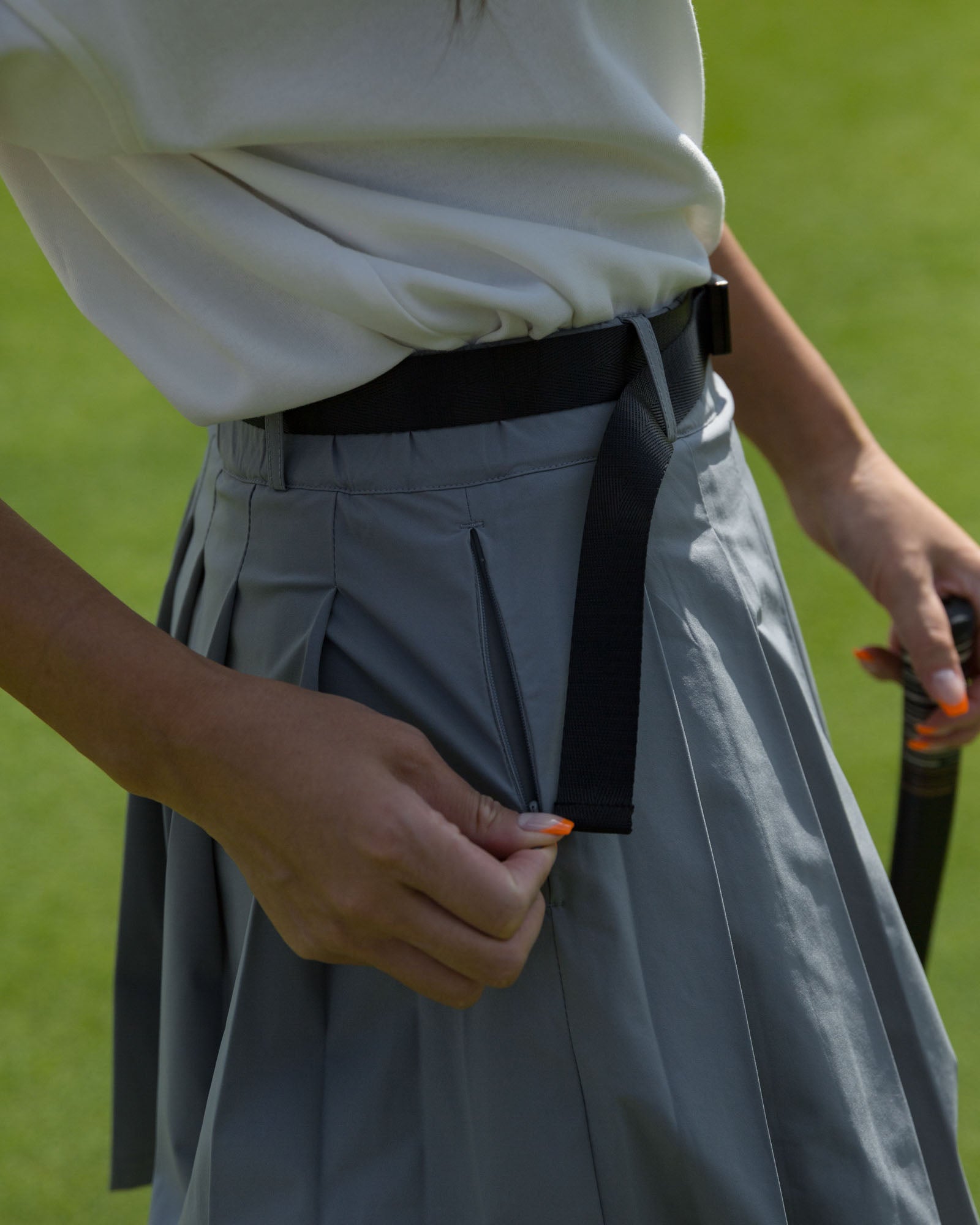 WOMENS】#THUNDER STRIPES W-P SKIRT - KHAKI - – Cph/Golf™︎