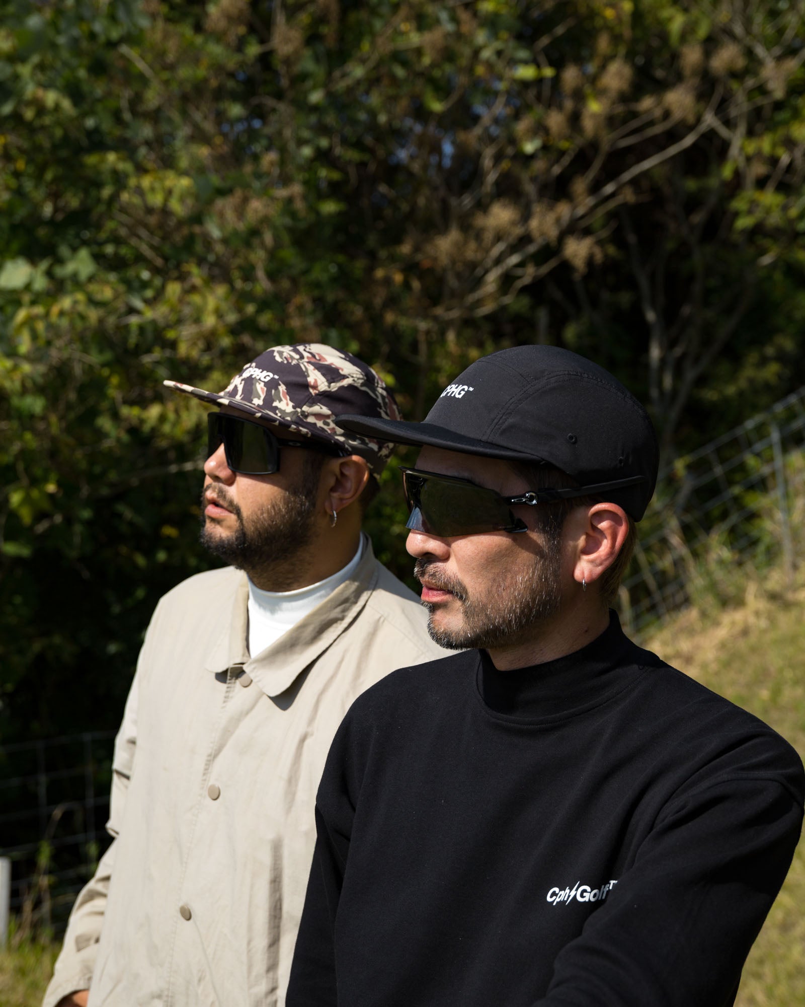 メンズウェア #THUNDER STRIPES MOCK NECK TEE BLACK THUNDER STRIPES L/S MOCKNECK TEE - BLACK - – Cph/Golf™︎