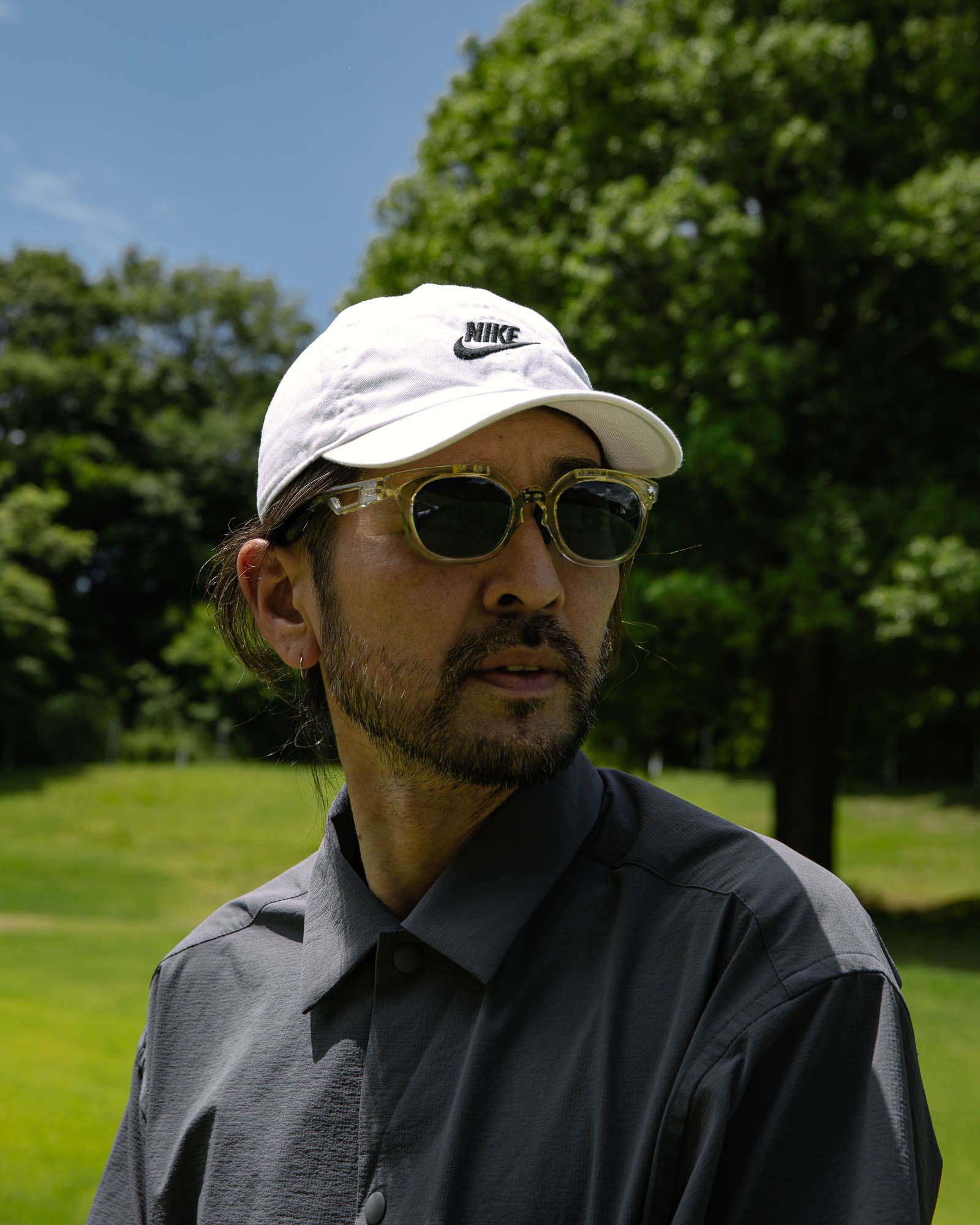 XAZTLAN × Cph/Golf™ #APOLLOⅢ - BLACK FRAME × L.GRAY LENS - – Cph