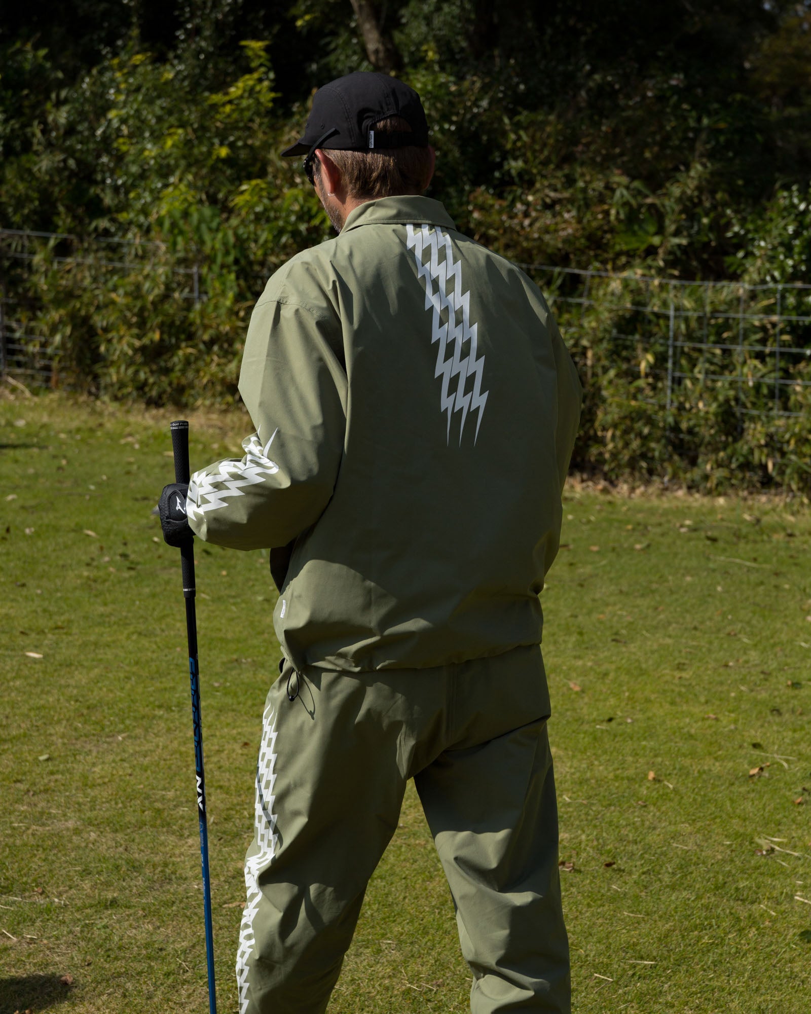 新品未使用Cph/Golf THUNDER STRIPES W-P JACKET THUNDER STRIPES W-P JACKET - KHAKI - – Cph/Golf™︎